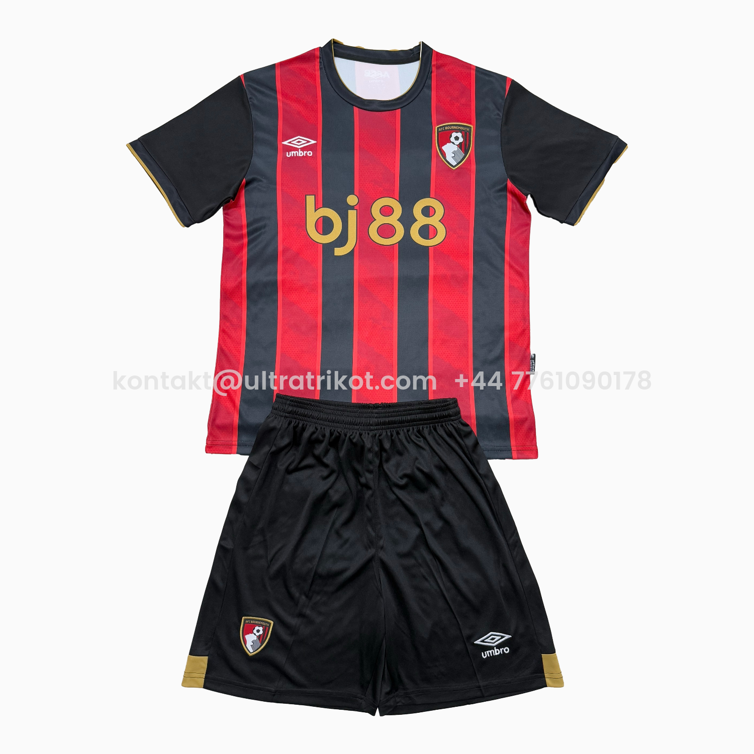 UltraTrikot-Bournemouth 25-26 Home Men's Adult Jersey Set - Fans Version