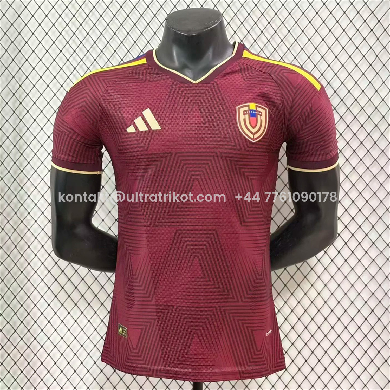 UltraTrikot-Venezuela 2026 Home Jersey - Player Version