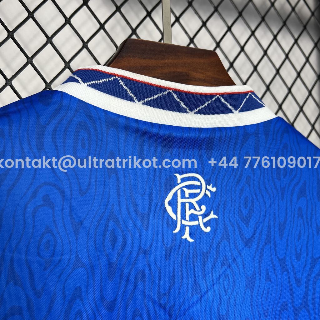UltraTrikot-Retro Glasgow Rangers 1990-92 Home Stadium Jersey