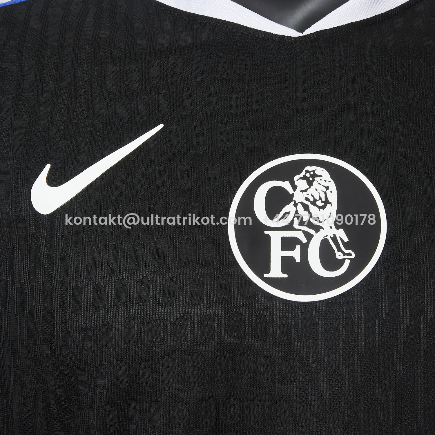 UltraTrikot-C.H.E.L.S.E.A 25-26 Third Unsponsored Black Jersey - Player Version
