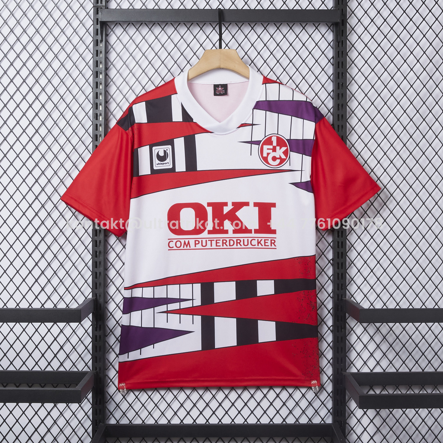 UltraTrikot-Retro Kaiserslautern 1991-92 Home Jersey - Fans Version