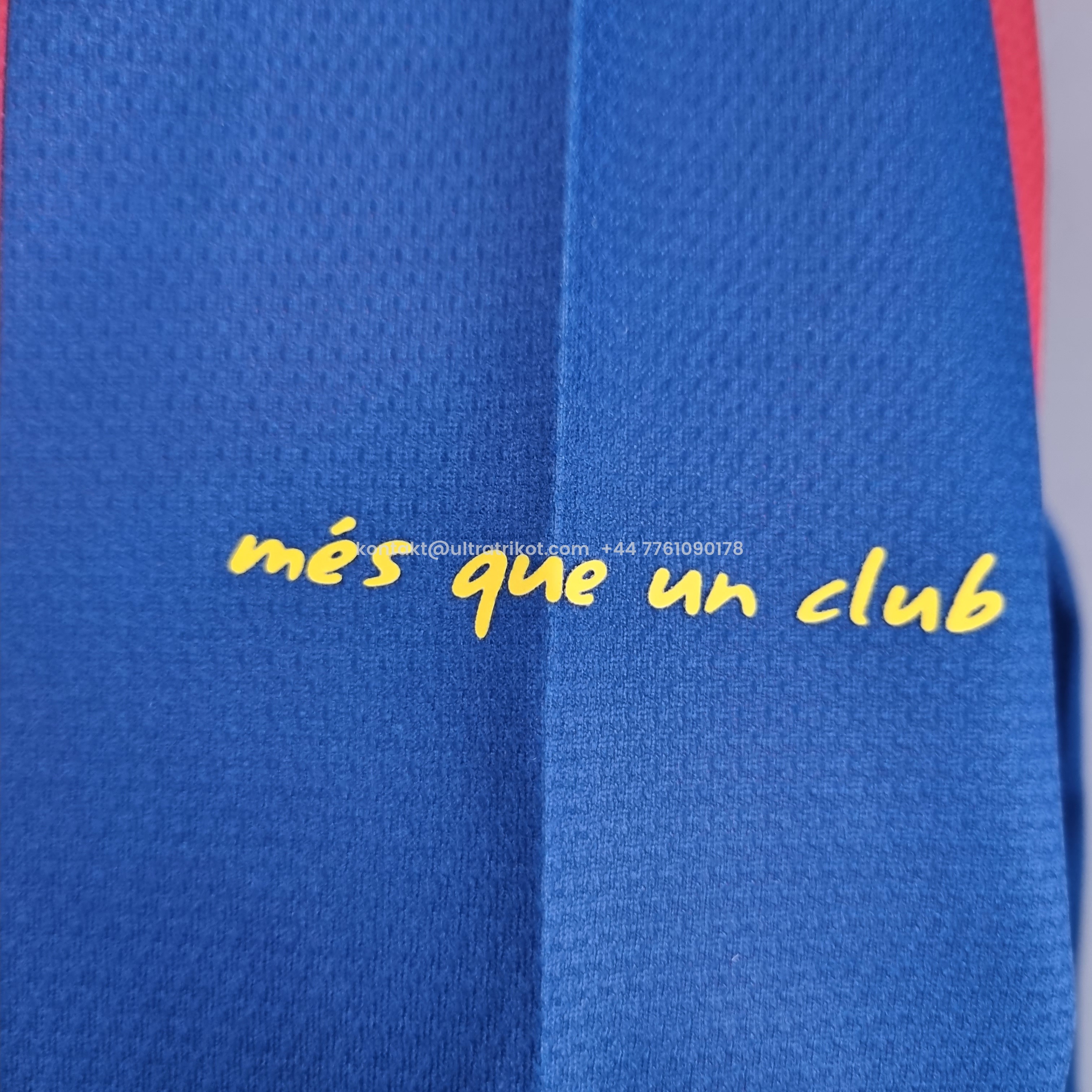 UltraTrikot-Retro Barcelona 10-11 Home Long Sleeve Jersey