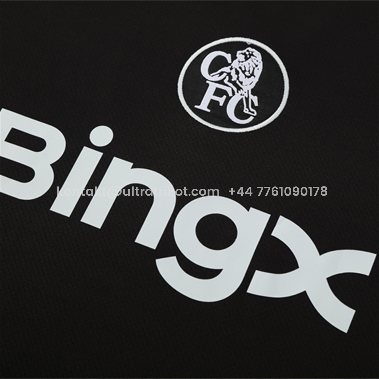 UltraTrikot-C.H.E.L.S.E.A 25-26 Short-Sleeve Training Set - Black Top & Black Shorts