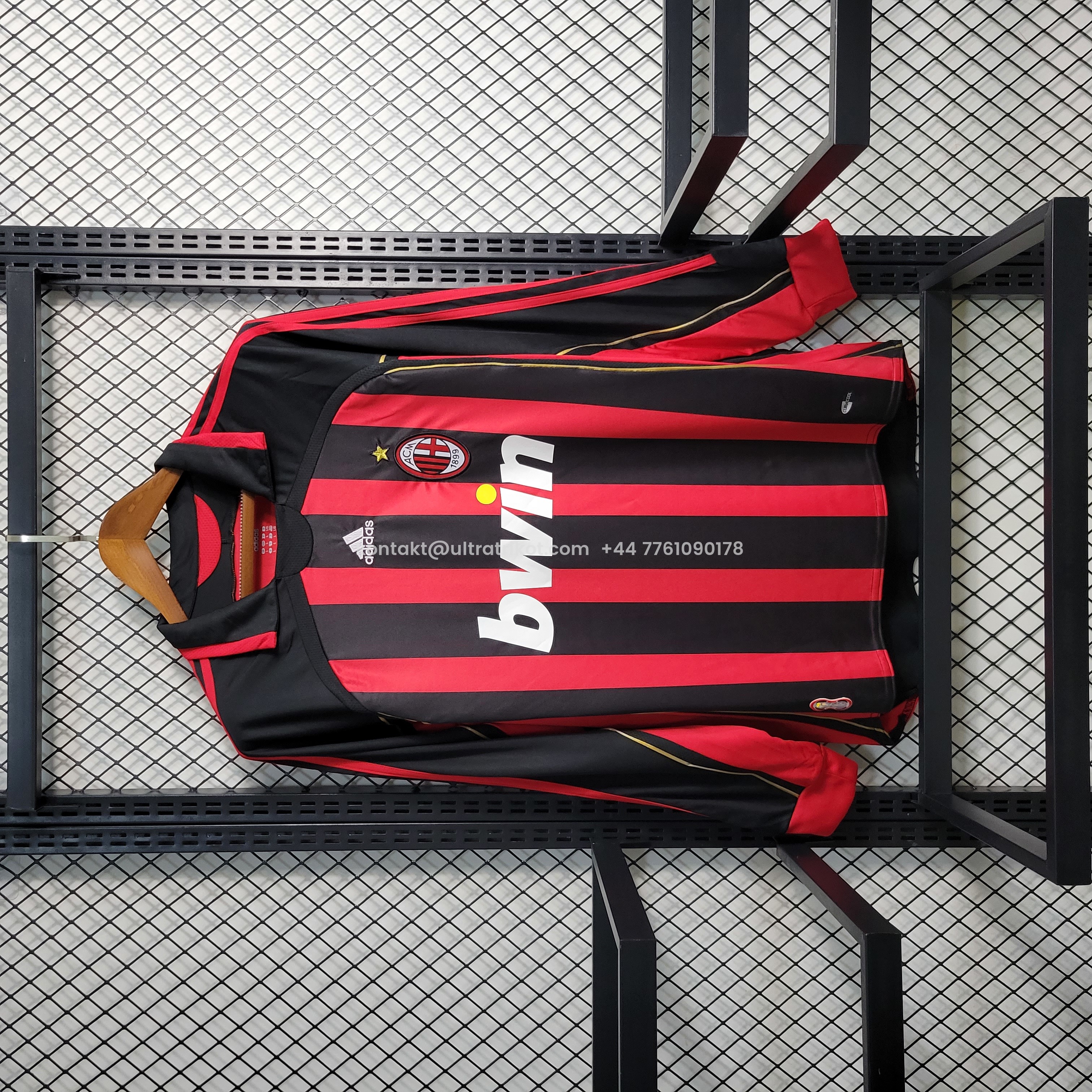 UltraTrikot-Retro AC Milan 06-07 Home Stadium Long Sleeve Jersey
