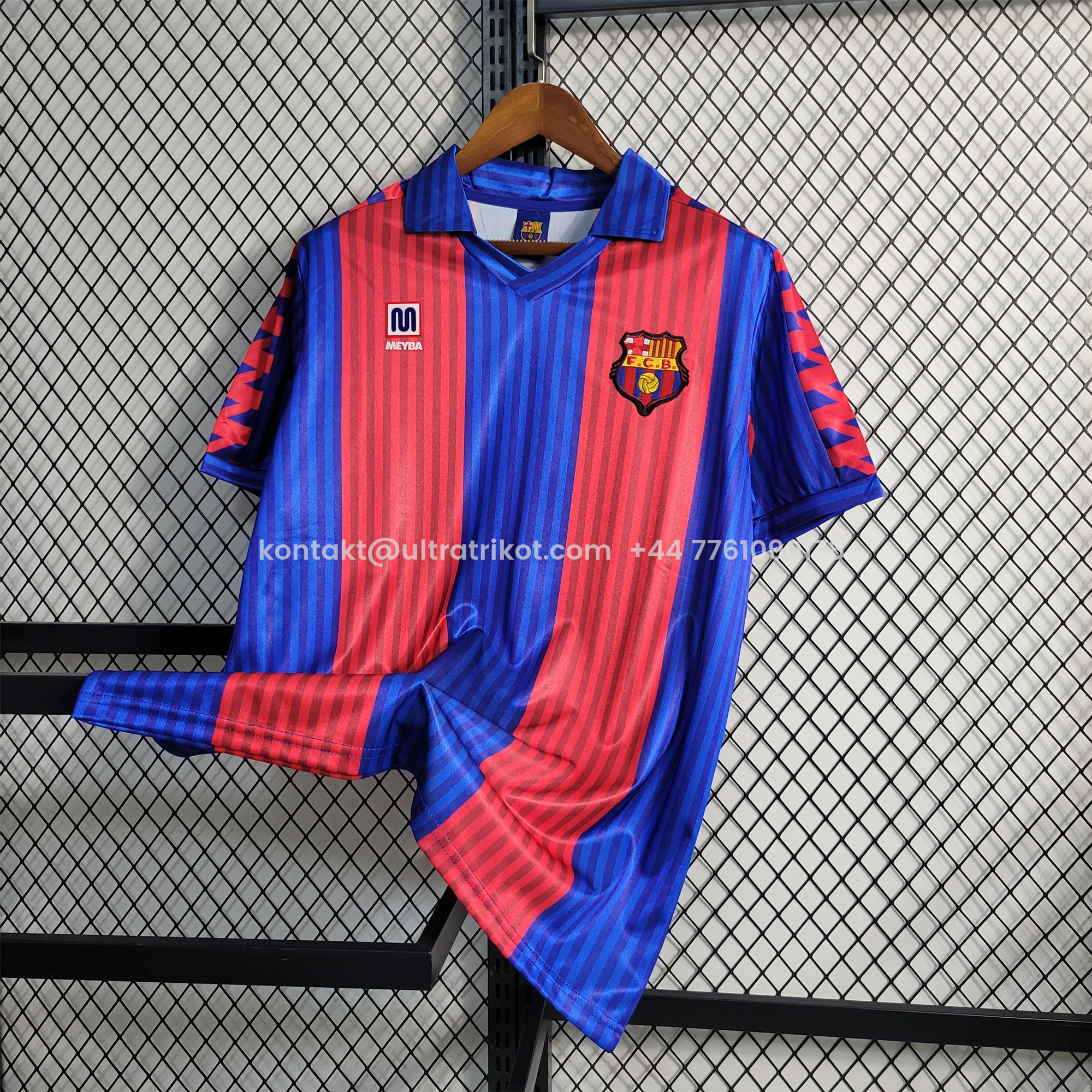 UltraTrikot-Retro Barcelona 90-92 Home Stadium Jersey