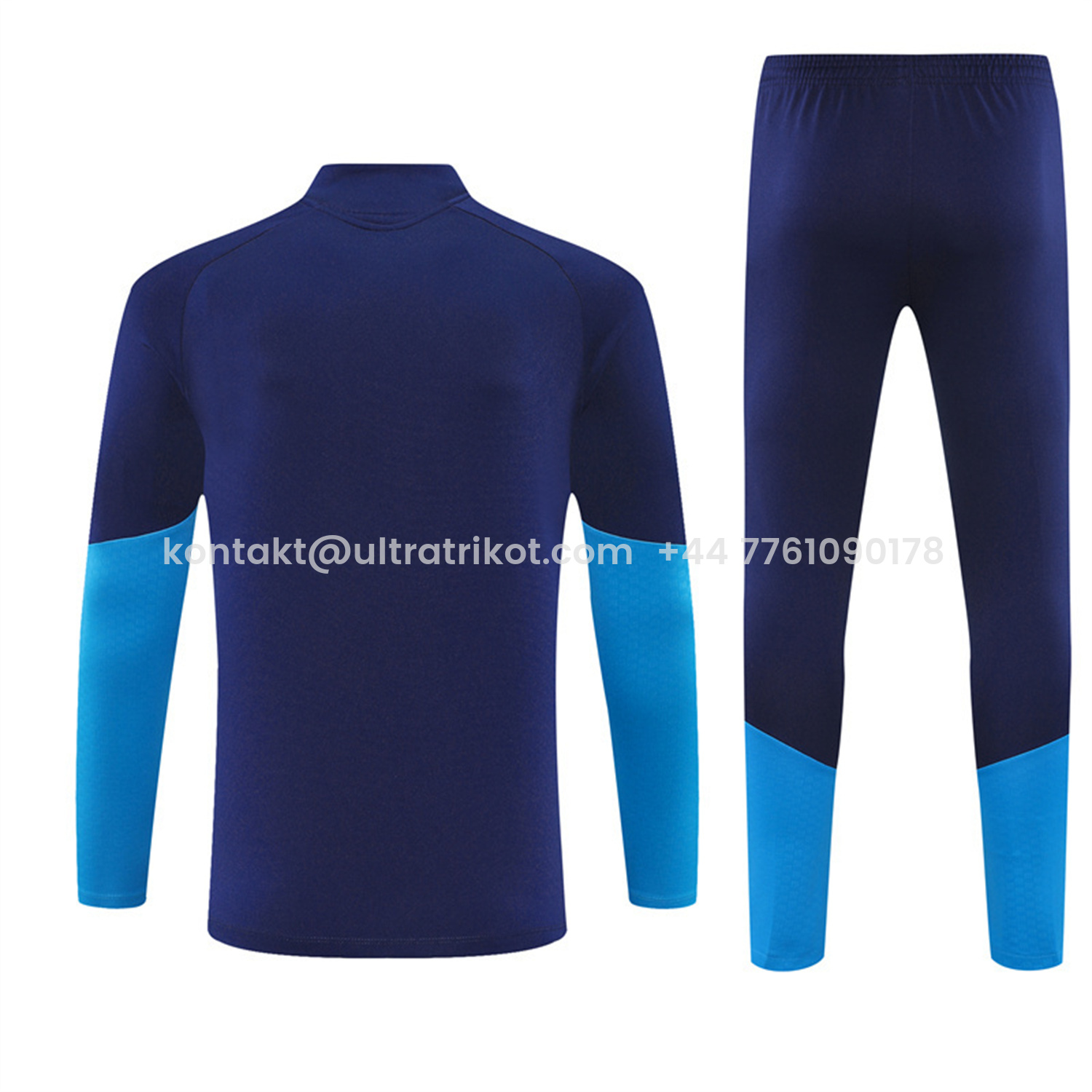 UltraTrikot-Spain 2026 Kids Long Sleeve Training Set - Royal Blue Top & Pants