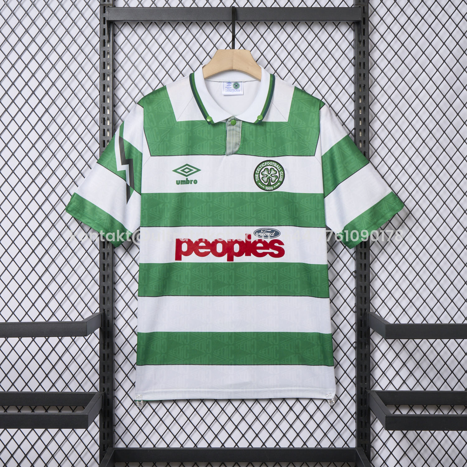 UltraTrikot-Retro Celtic 1991-92 Home Jersey