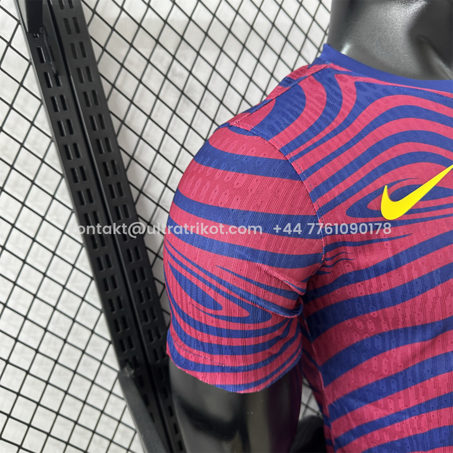 UltraTrikot-Barcelona 25-26 Red & Blue Contours Special Jersey - Player Version