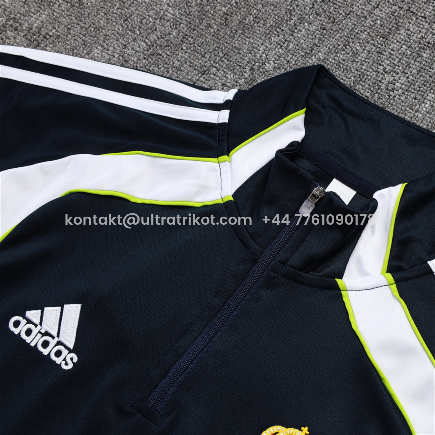 UltraTrikot-Real Madrid 25-26 Long Sleeve Training Set - Deep Blue Urban Purist Style