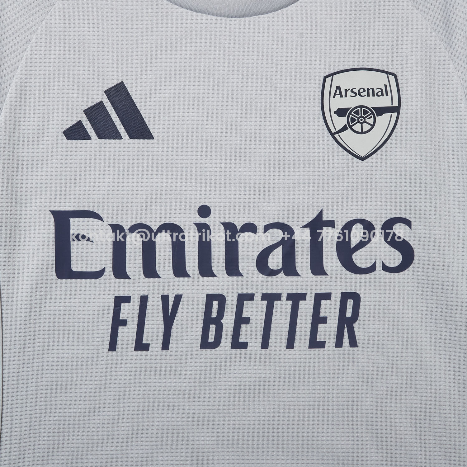 UltraTrikot-Arsenal 25-26 White Training Jersey - Player Version