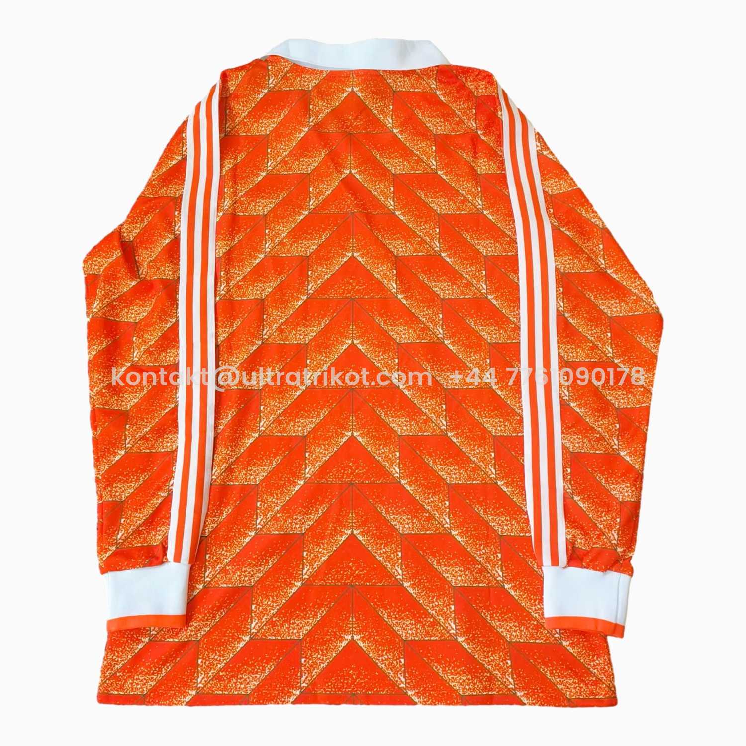UltraTrikot-Retro Netherlands 1988 Home Long Sleeves Jersey