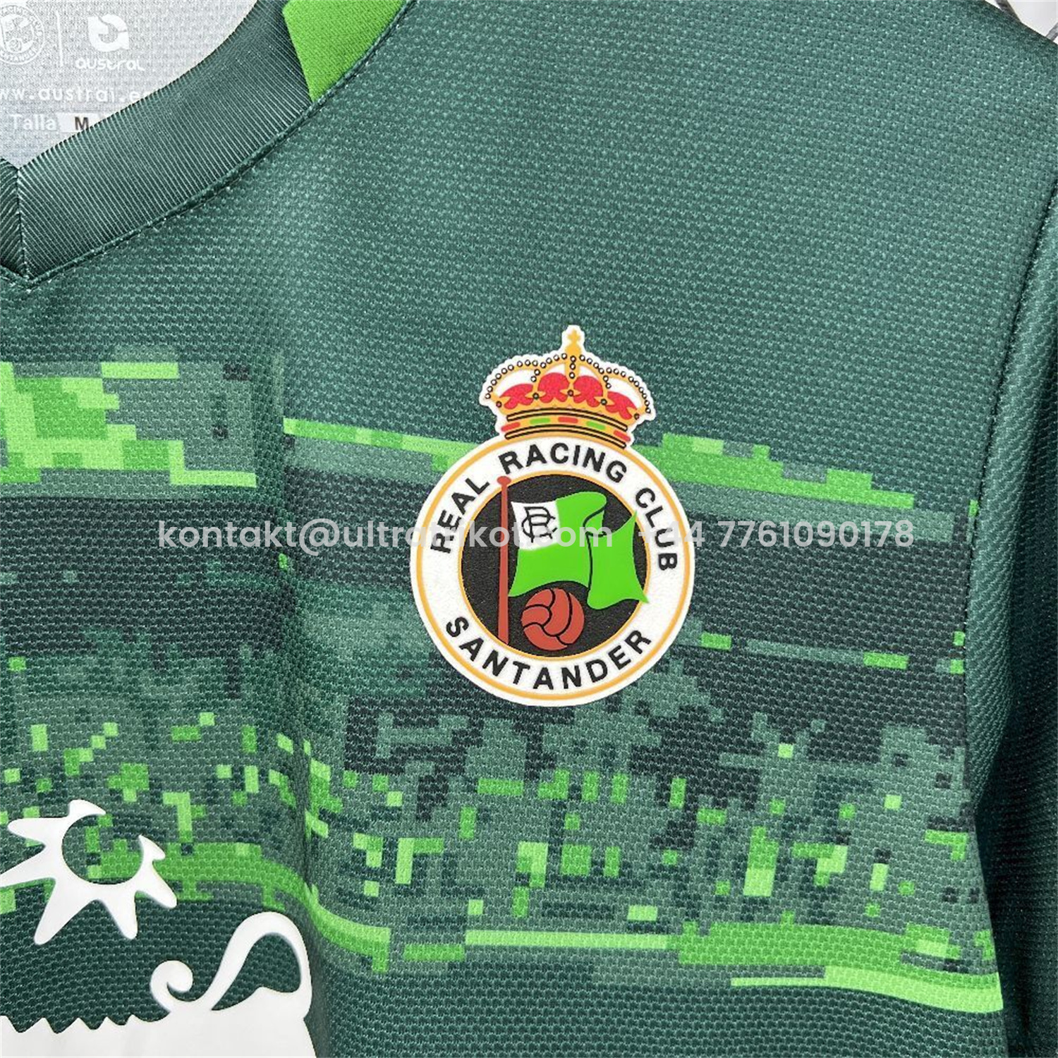 UltraTrikot-Racing de Santander 25-26 Away Green Jersey - Fans Version