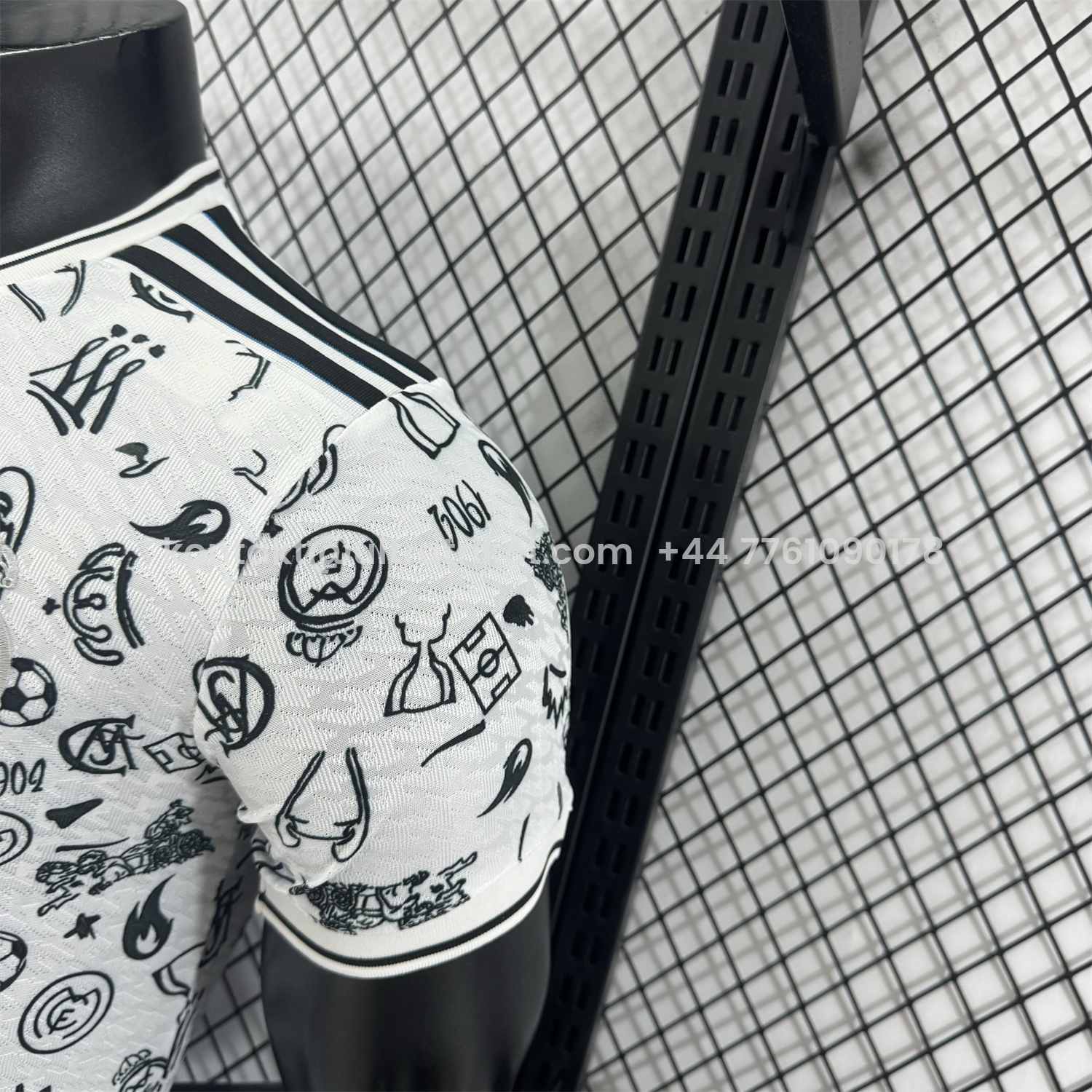 UltraTrikot-Real Madrid 25-26 White Special Jersey with Black Emoji Icons - Player Version