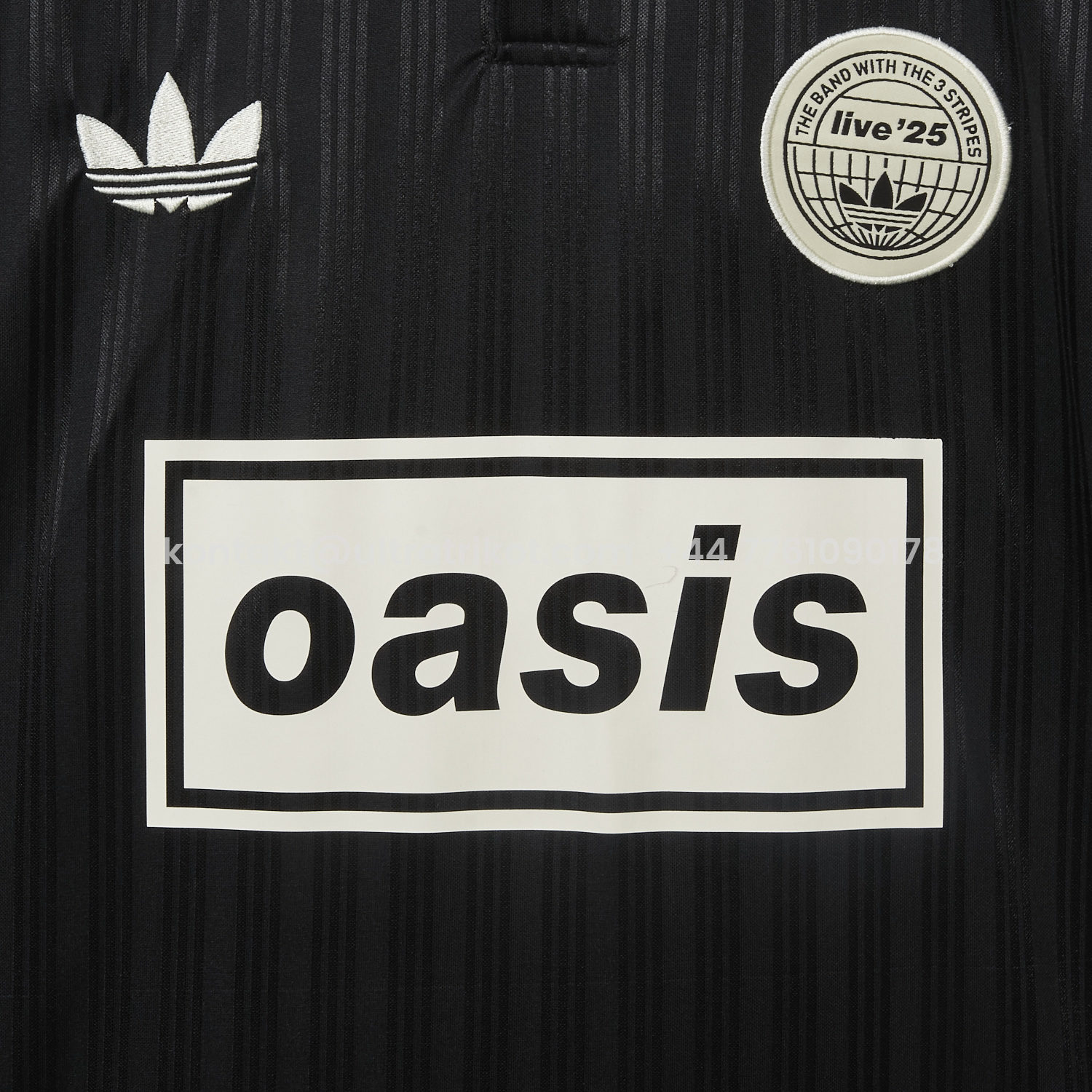 UltraTrikot-Bohemian 25-26 Oasis Originals Tour Black Jersey With Number 25 - Fans Version