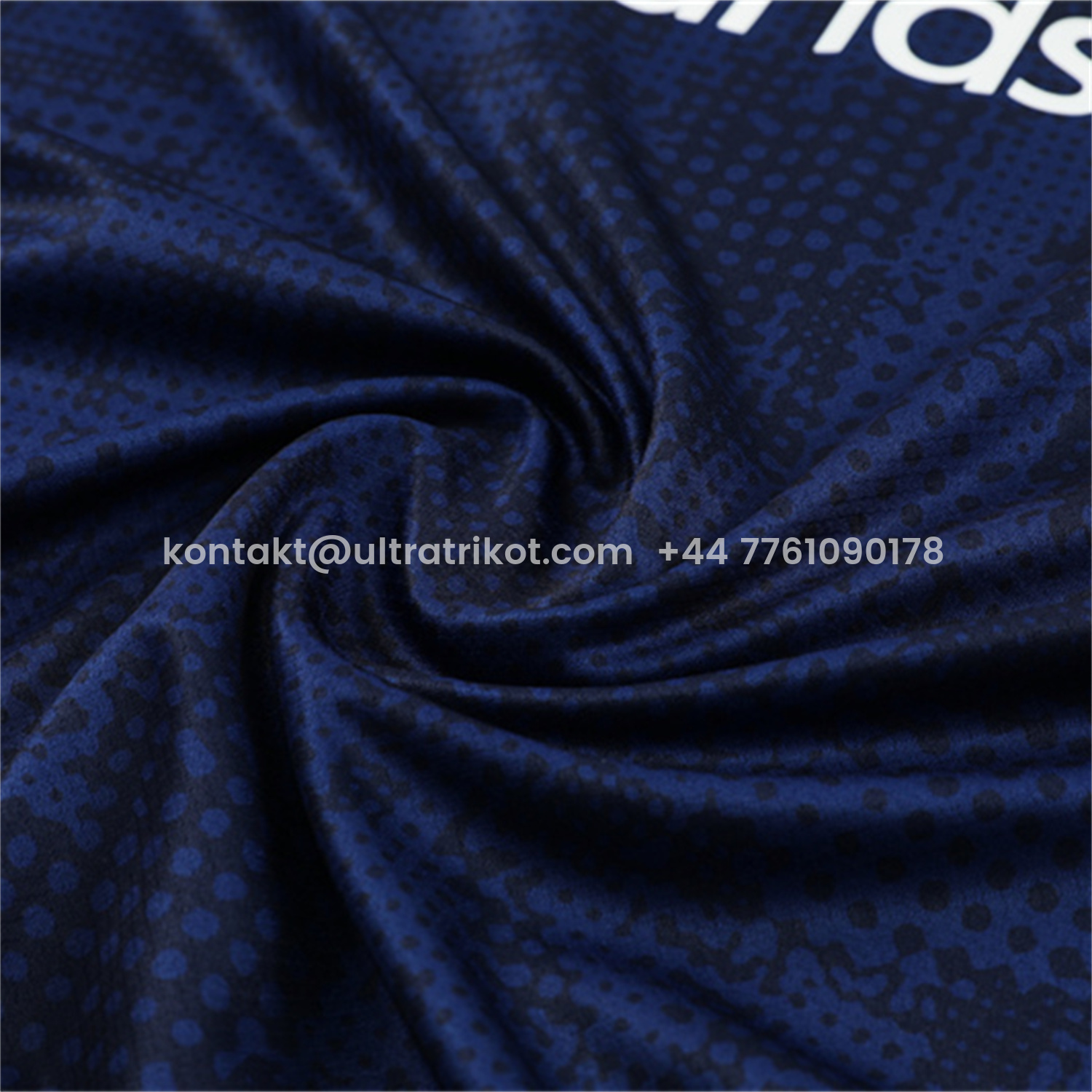 UltraTrikot-Marseille 25-26 Kids Short-Sleeve Training Set - Royal Blue Top & Royal Blue Shorts