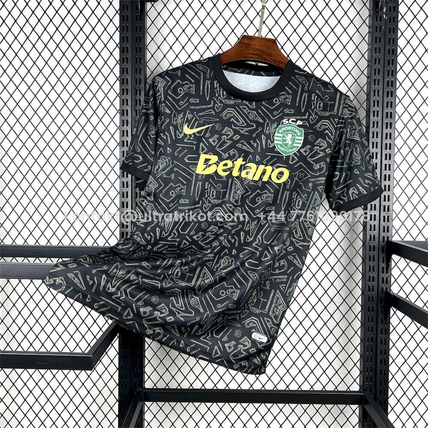 UltraTrikot-Sporting CP 25-26 Symbol Design Black Special Jersey - Fans Version