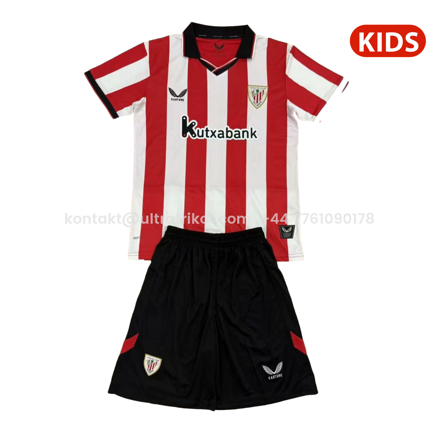 UltraTrikot-Athletic Bilbao 25-26 Home Kids Kit