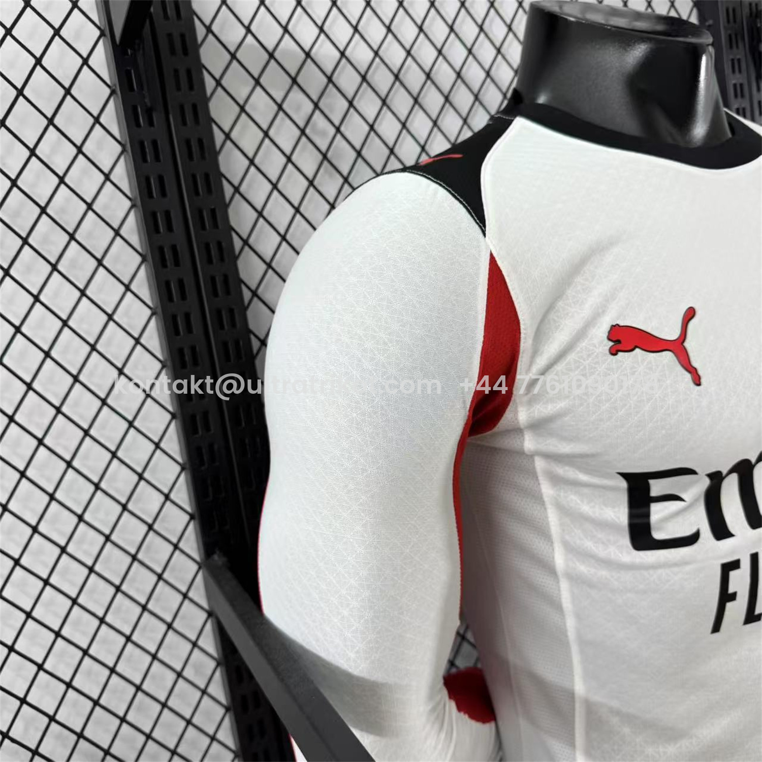 UltraTrikot-AC Milan 25-26 Away White Long Sleeves Jersey - Player Version