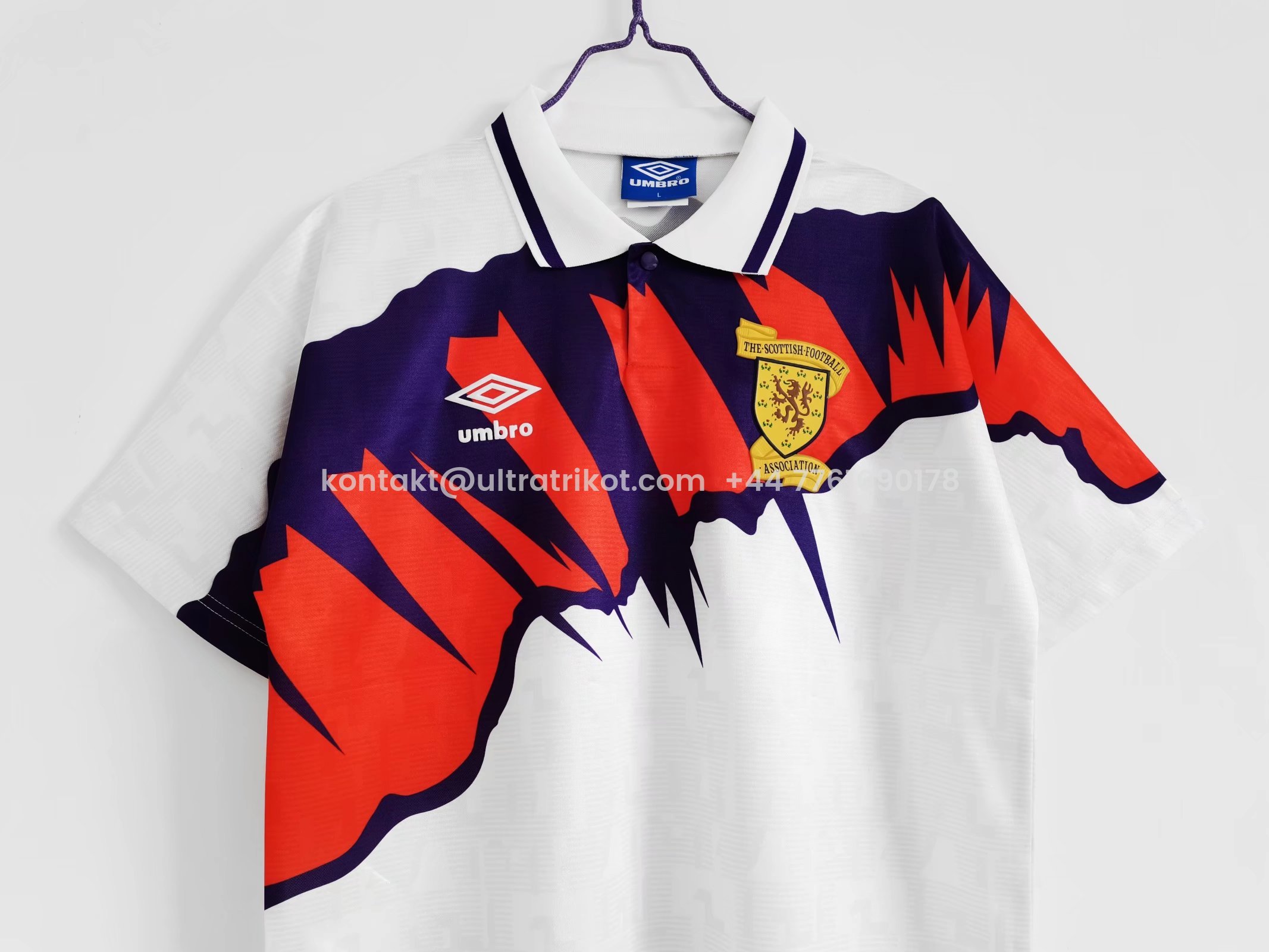 UltraTrikot-Retro S-c-o.t l.a-n.d 1992 Away Stadium Jersey