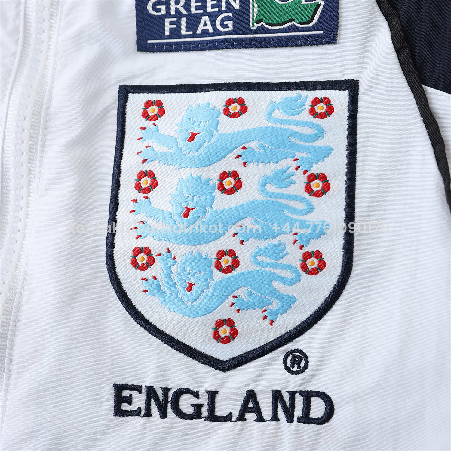 UltraTrikot-Retro England 1998 White Windbreaker