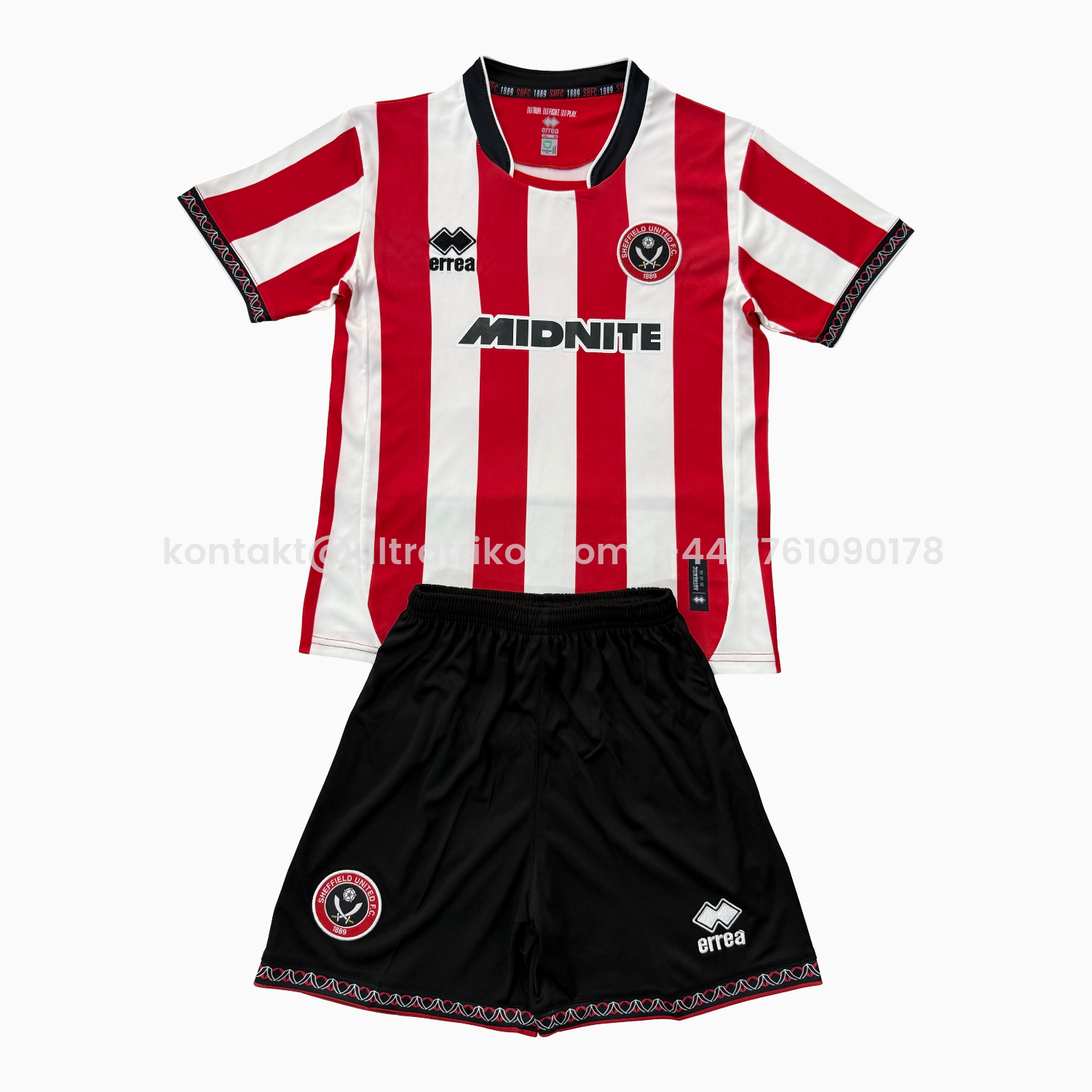UltraTrikot-Sheffield United 25-26 Home Men's Adult Jersey Set - Fans Version