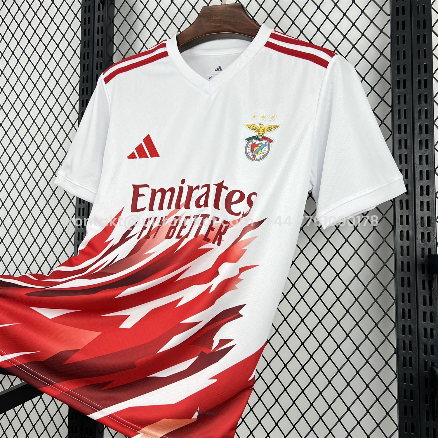 UltraTrikot-Benfica 25-26 Red And White Jersey - Fans Version