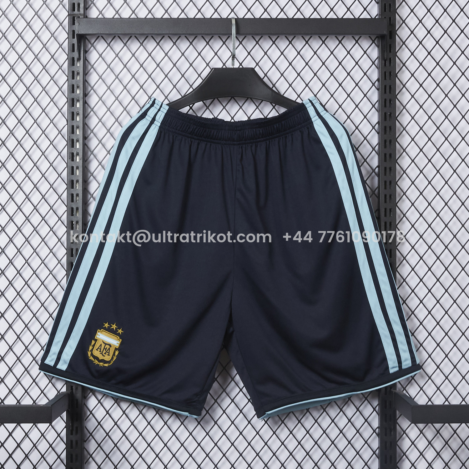UltraTrikot-Argentina 2026 Home Black Shorts - Fans Version
