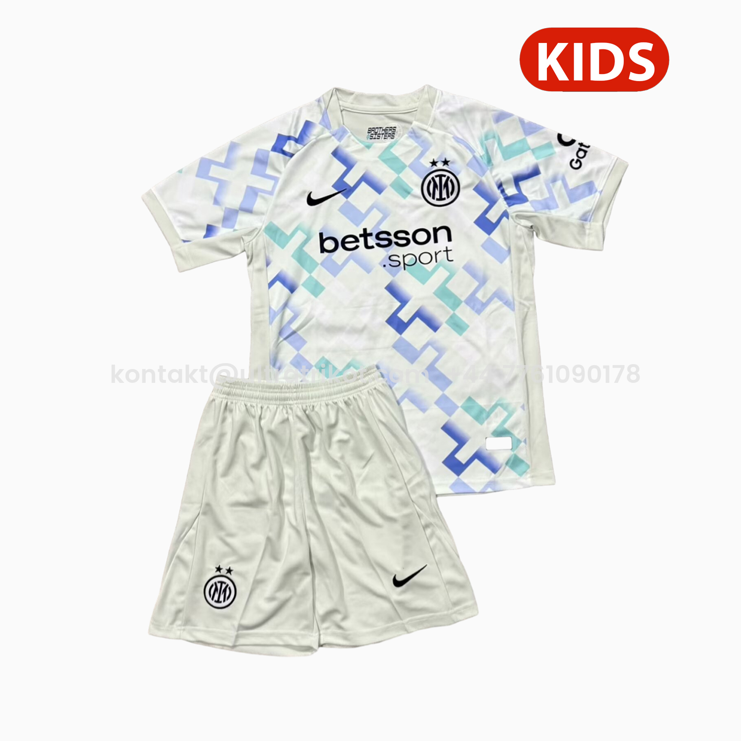 UltraTrikot-Inter Milan 25-26 Away Kids Kit