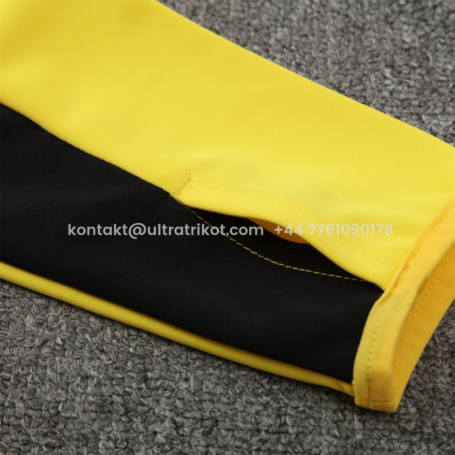 UltraTrikot-Atletico Mineiro 25-26 Long Sleeve Training Set - Yellow Top & Black Pants