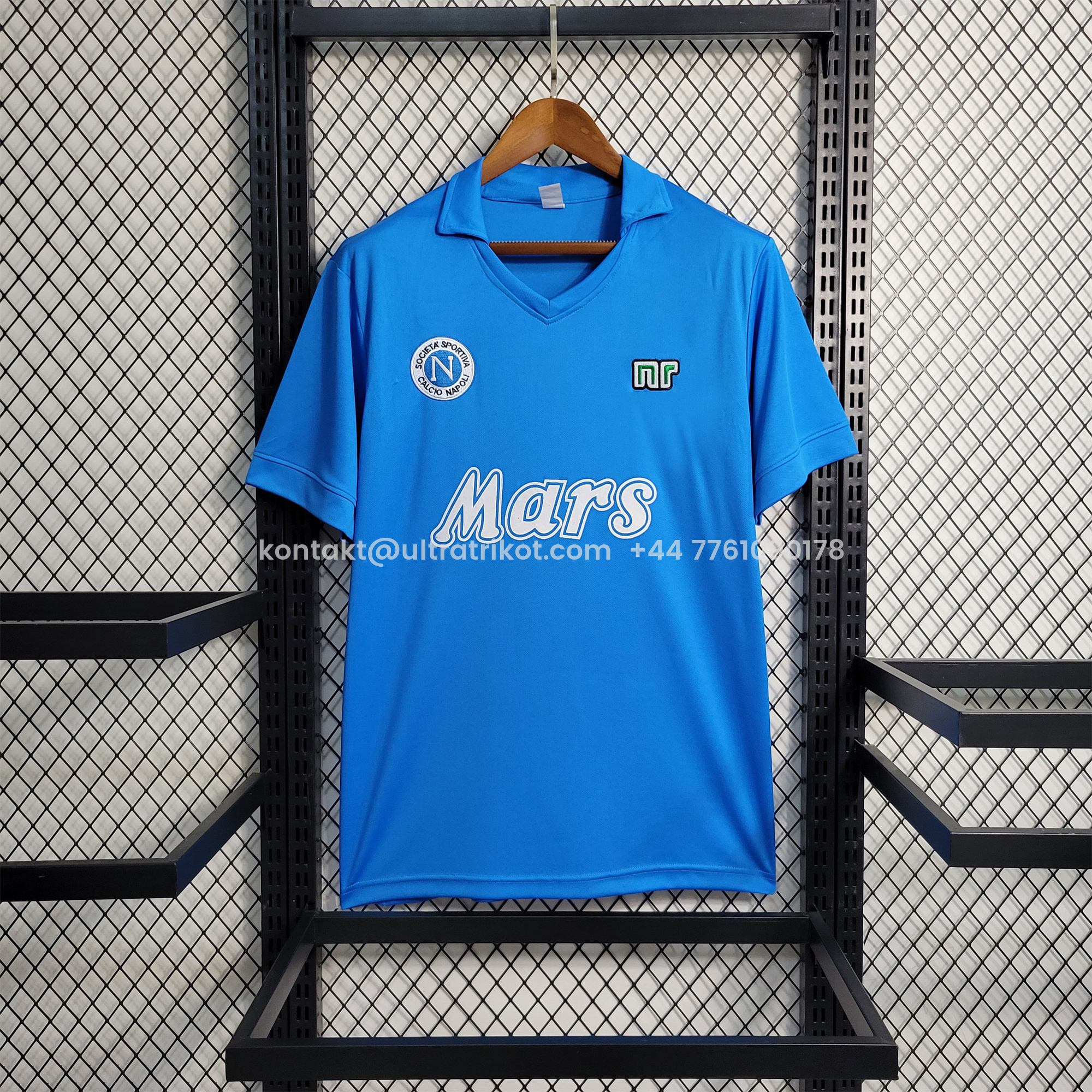 UltraTrikot-Retro Napoli 1988-89 Home Stadium Jersey