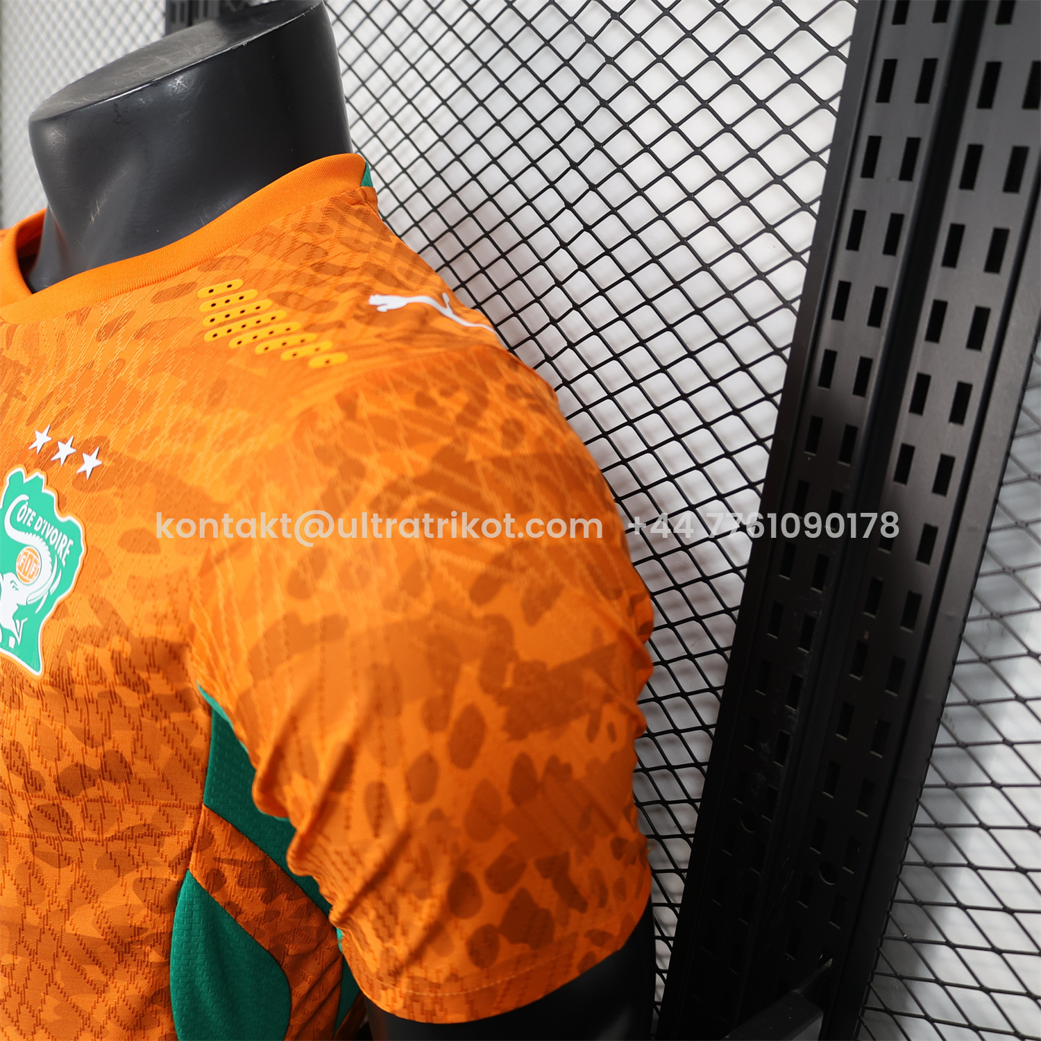 UltraTrikot-Ivory Coast 2026 Home Orange Jersey - Player Version