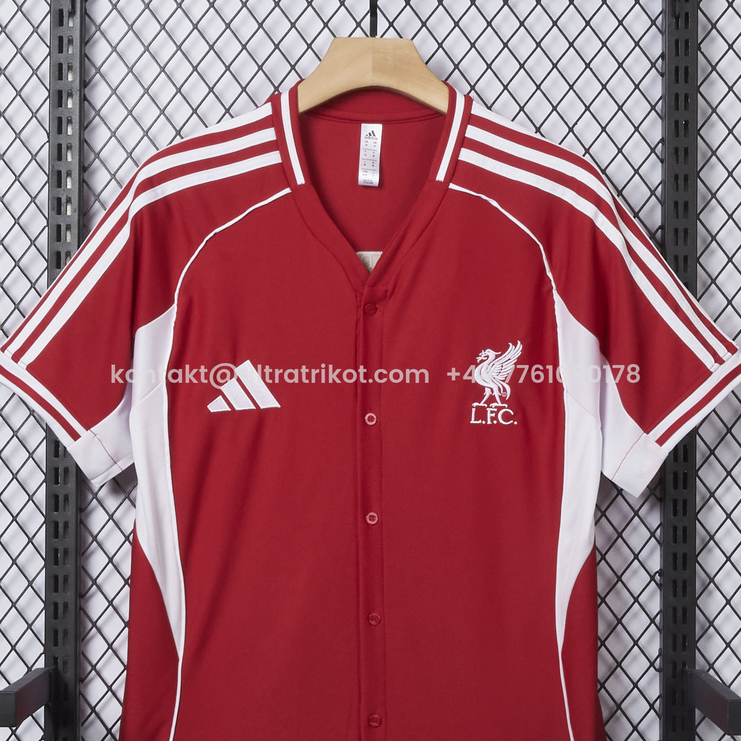 UltraTrikot-Liver.pool 25-26 Red Baseball Jersey