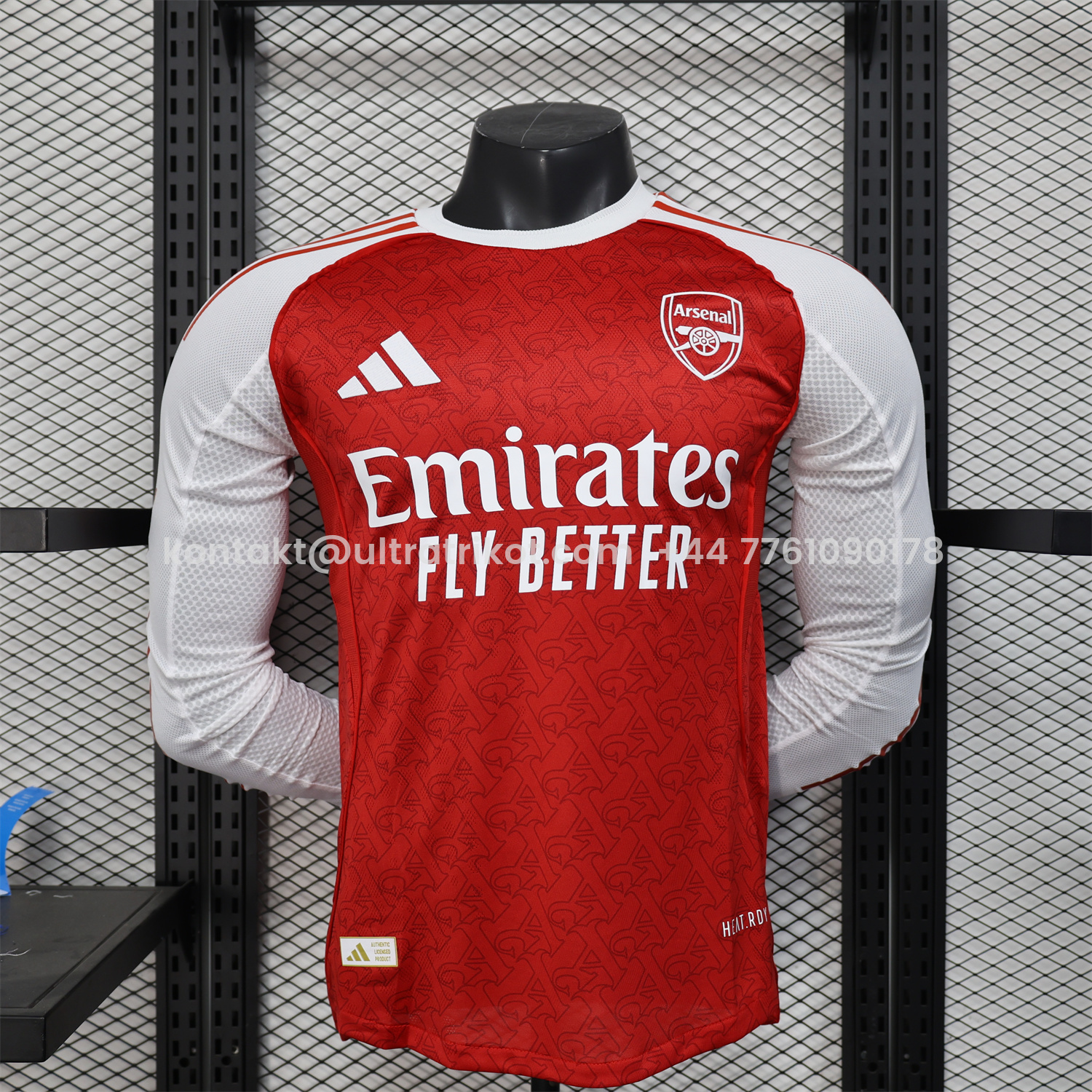 UltraTrikot-Arsenal 25-26 Home Long Sleeves Jersey - Player Version
