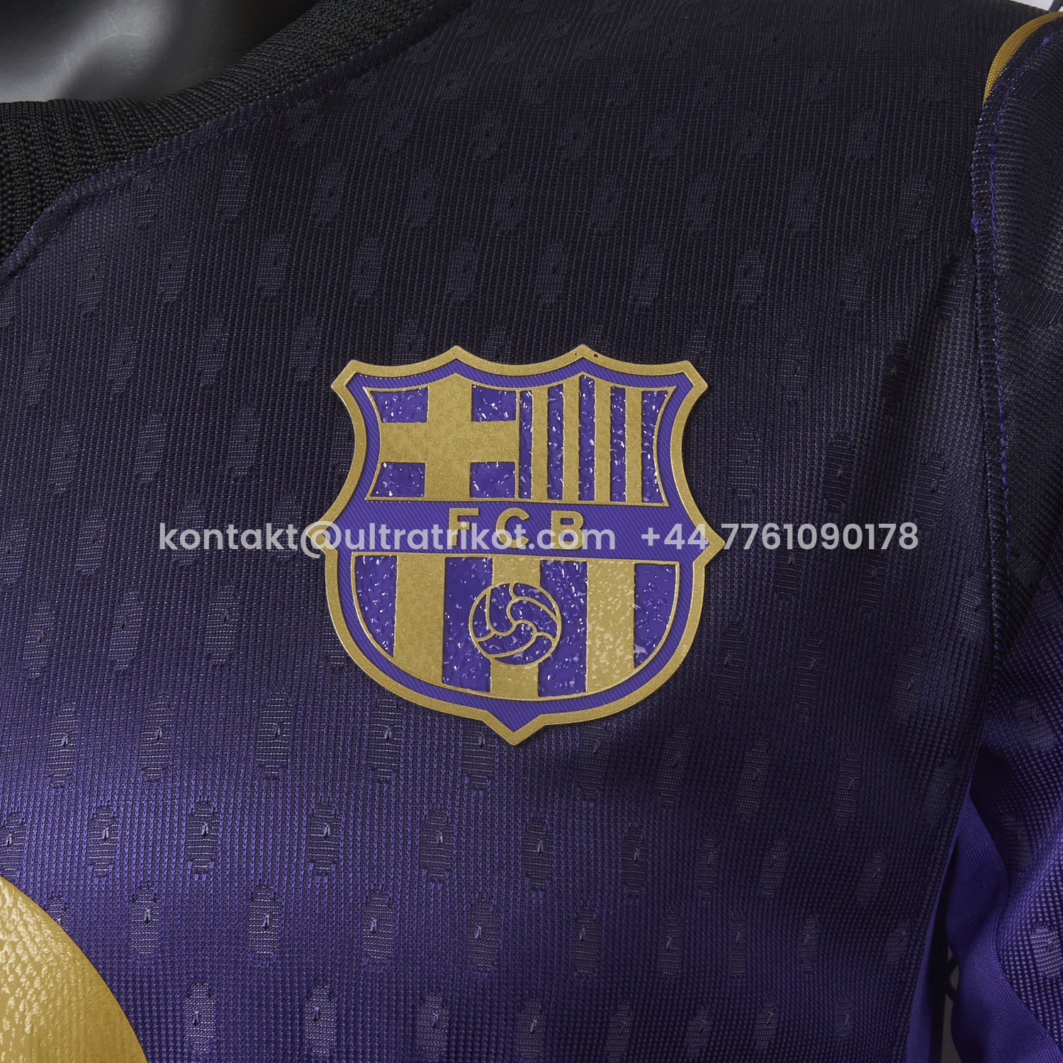 UltraTrikot-Barcelona 26-27 Away Purple-Black Gradient Jersey - Player Version