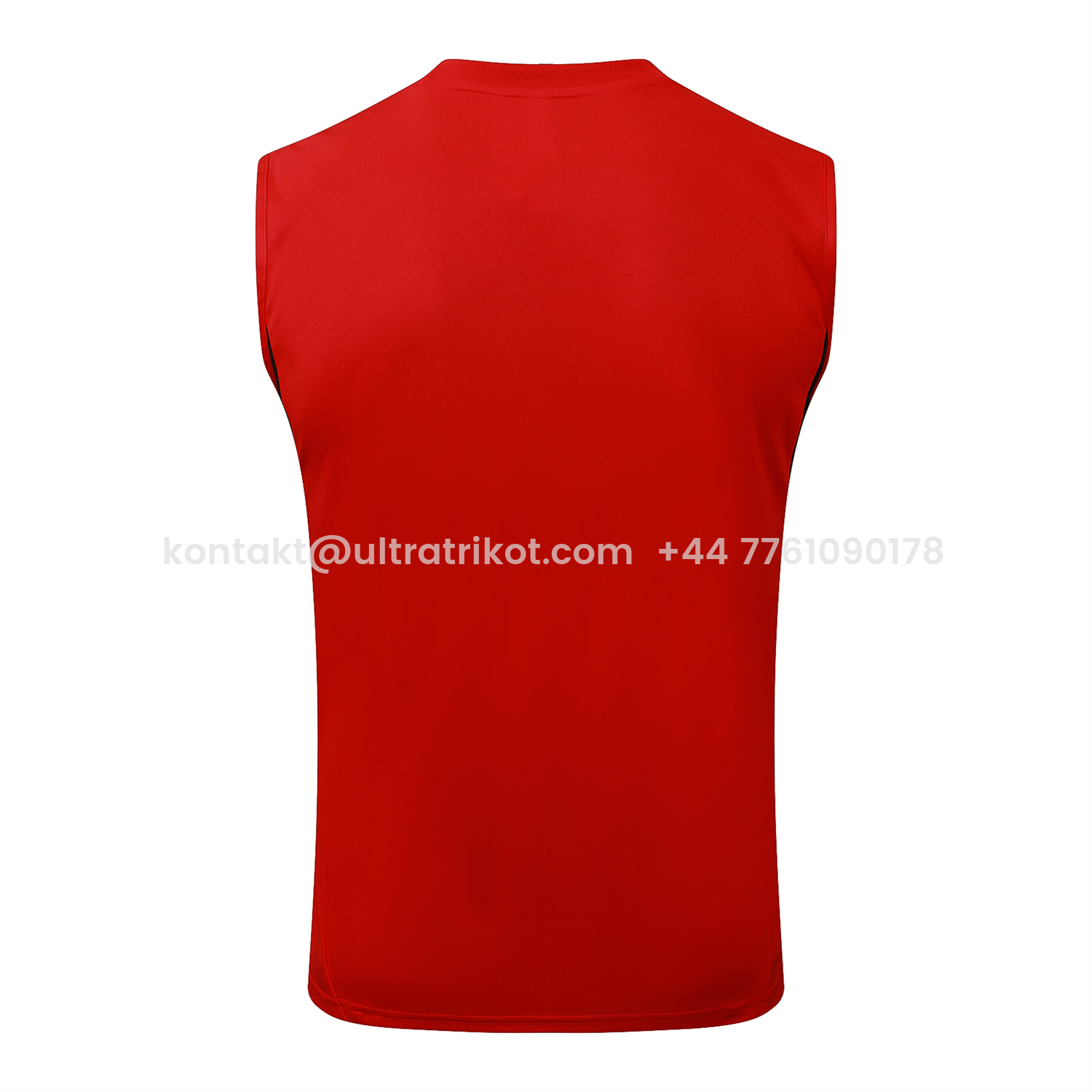 UltraTrikot-Liver.pool 25-26 Vest Training Set - Red Vest & Black Shorts