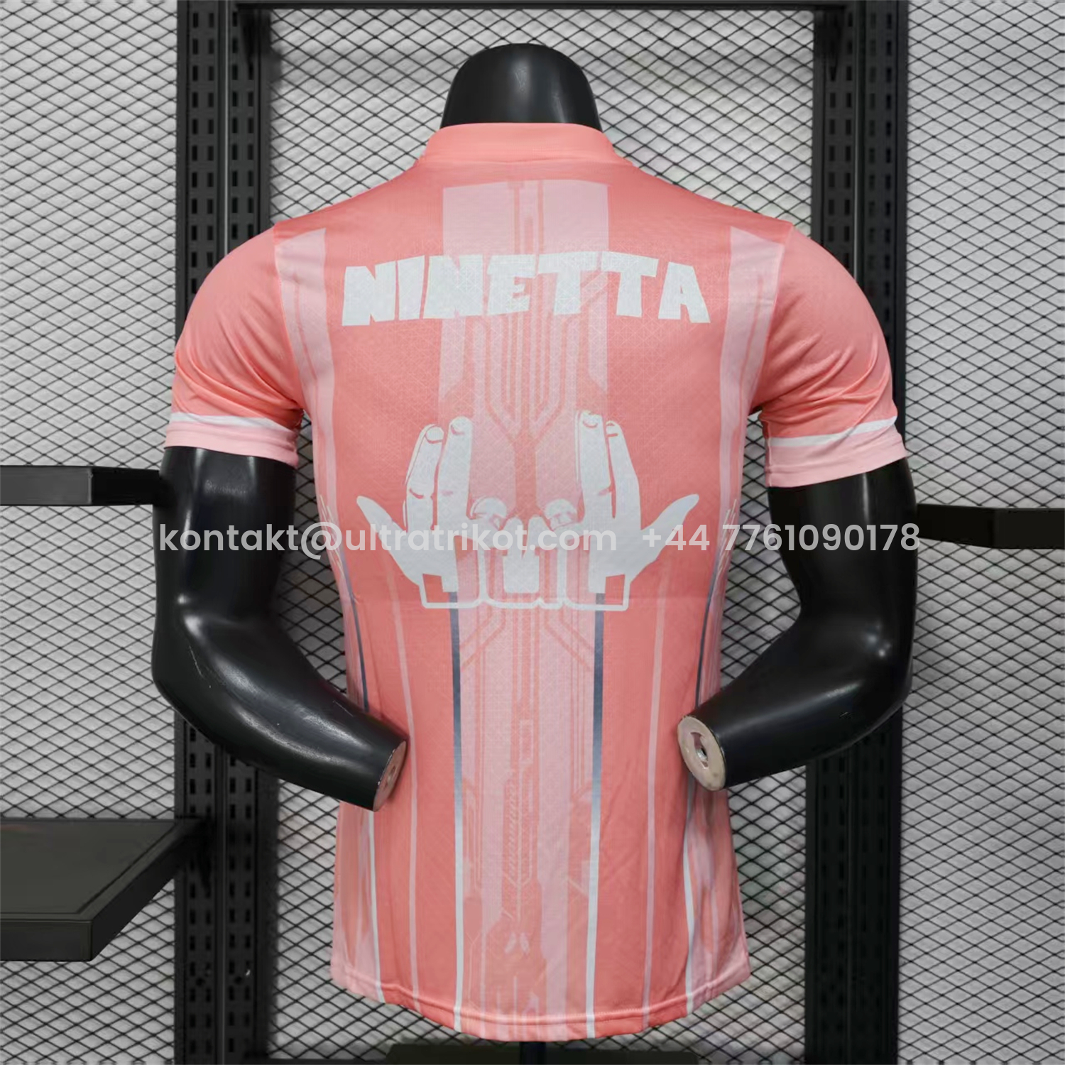 UltraTrikot-Marseille 25-26 Pink Stripes Special Jersey - Player Version