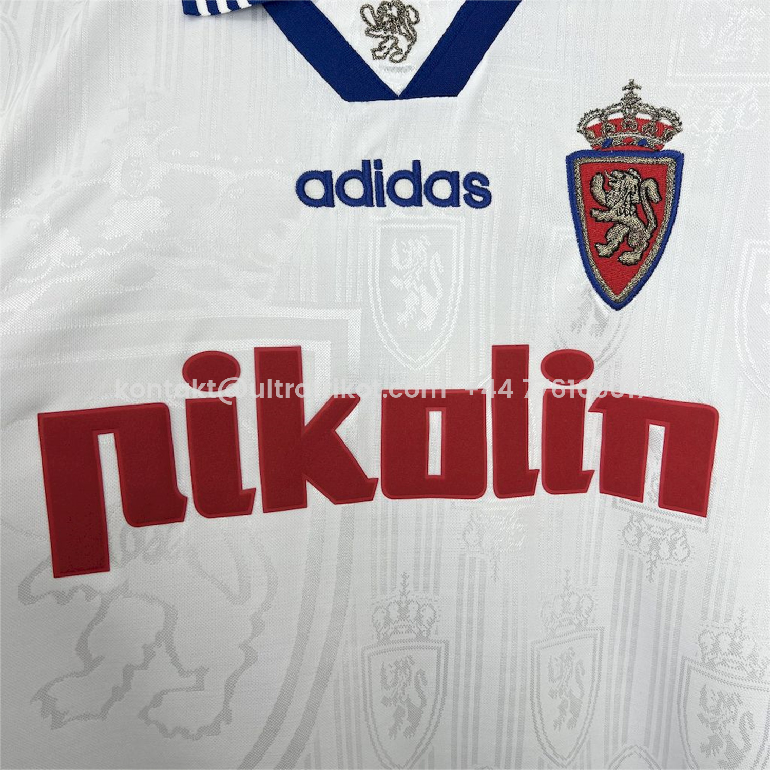 UltraTrikot-Retro Real Zaragoza 1997- 98 Home Jersey