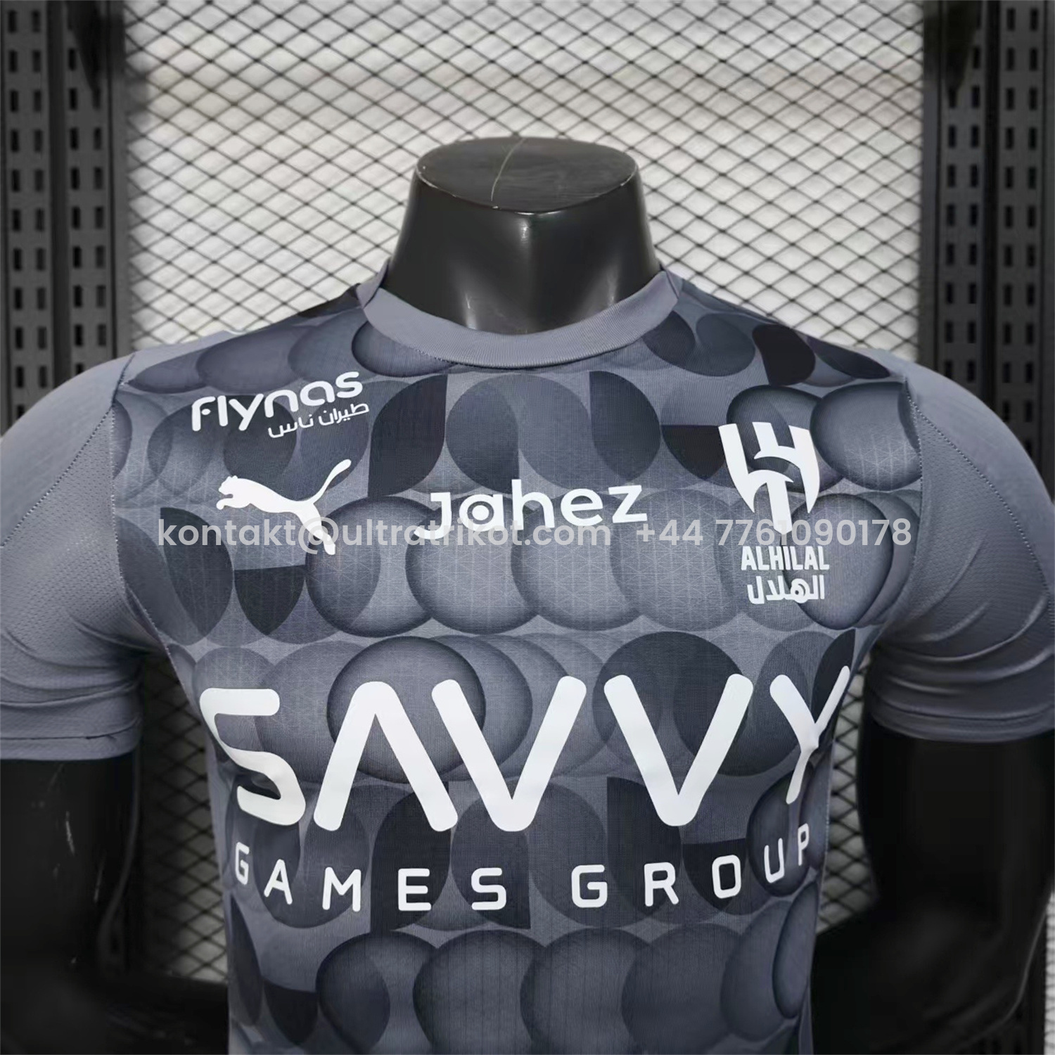 UltraTrikot-Al Hilal Riyadh Crescent 25-26 Third Grey Jersey - Player Version