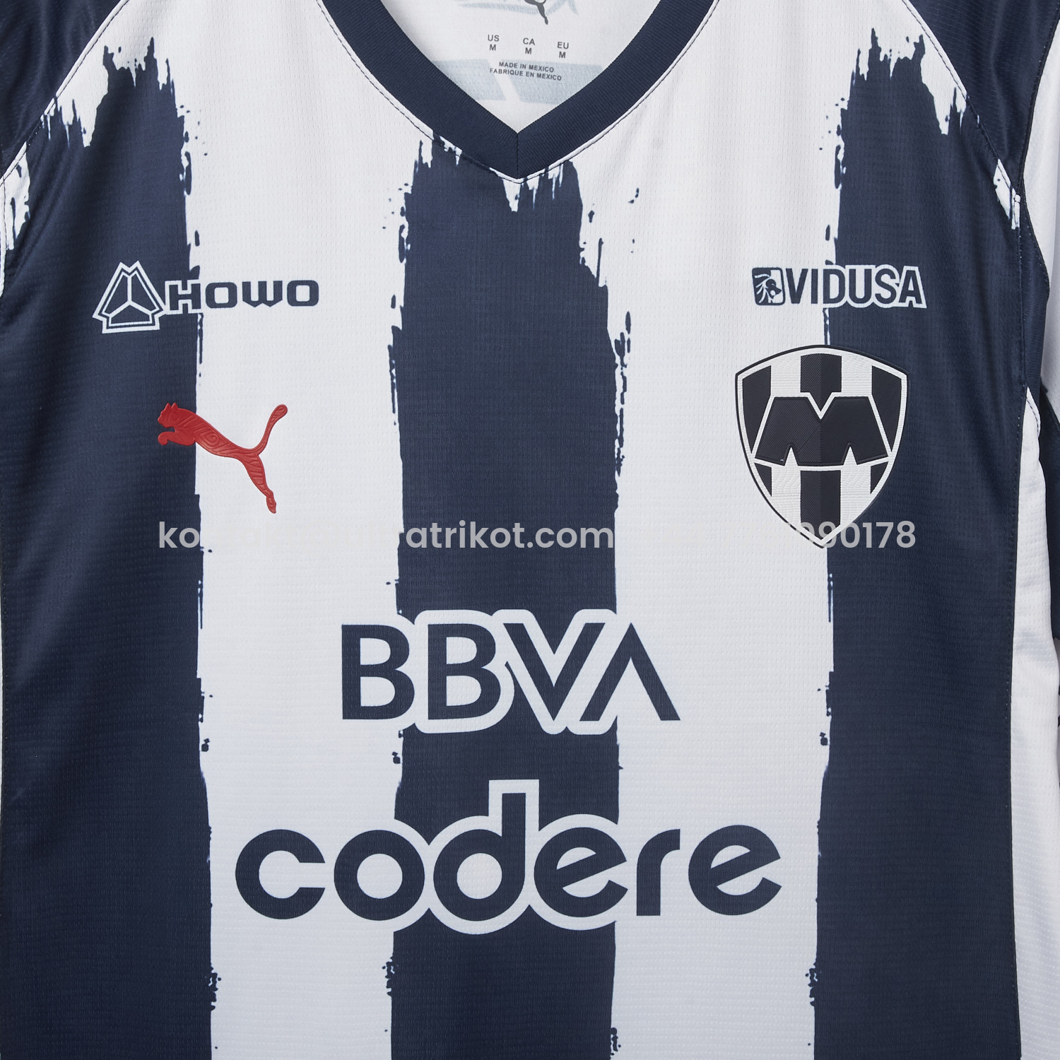 UltraTrikot-Rayados Monterrey 25-26 Home Stripes Jersey - Fans Version