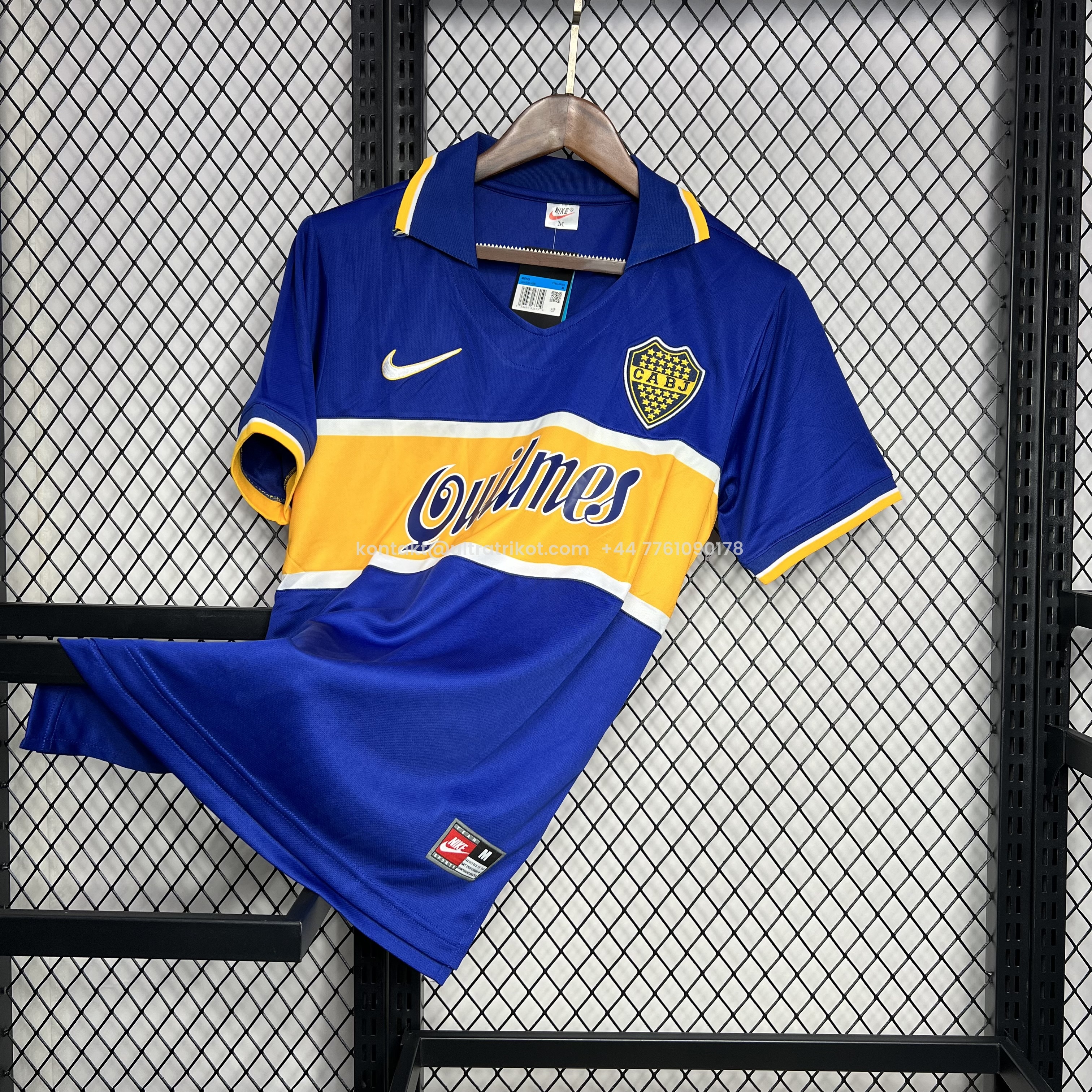 UltraTrikot-Retro Boca Juniors 1996-97 Home Stadium Jersey