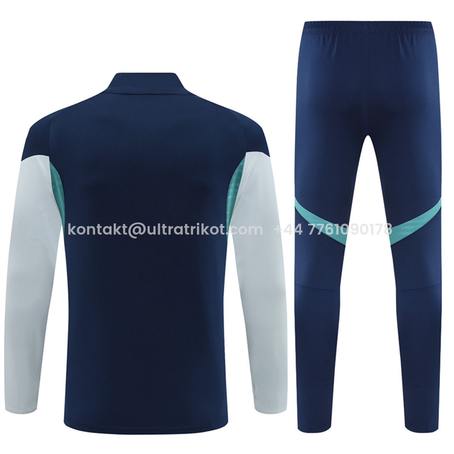 UltraTrikot-Arsenal 25-26 Long Sleeve Training Set - Royal Blue Top & Royal Blue Pants
