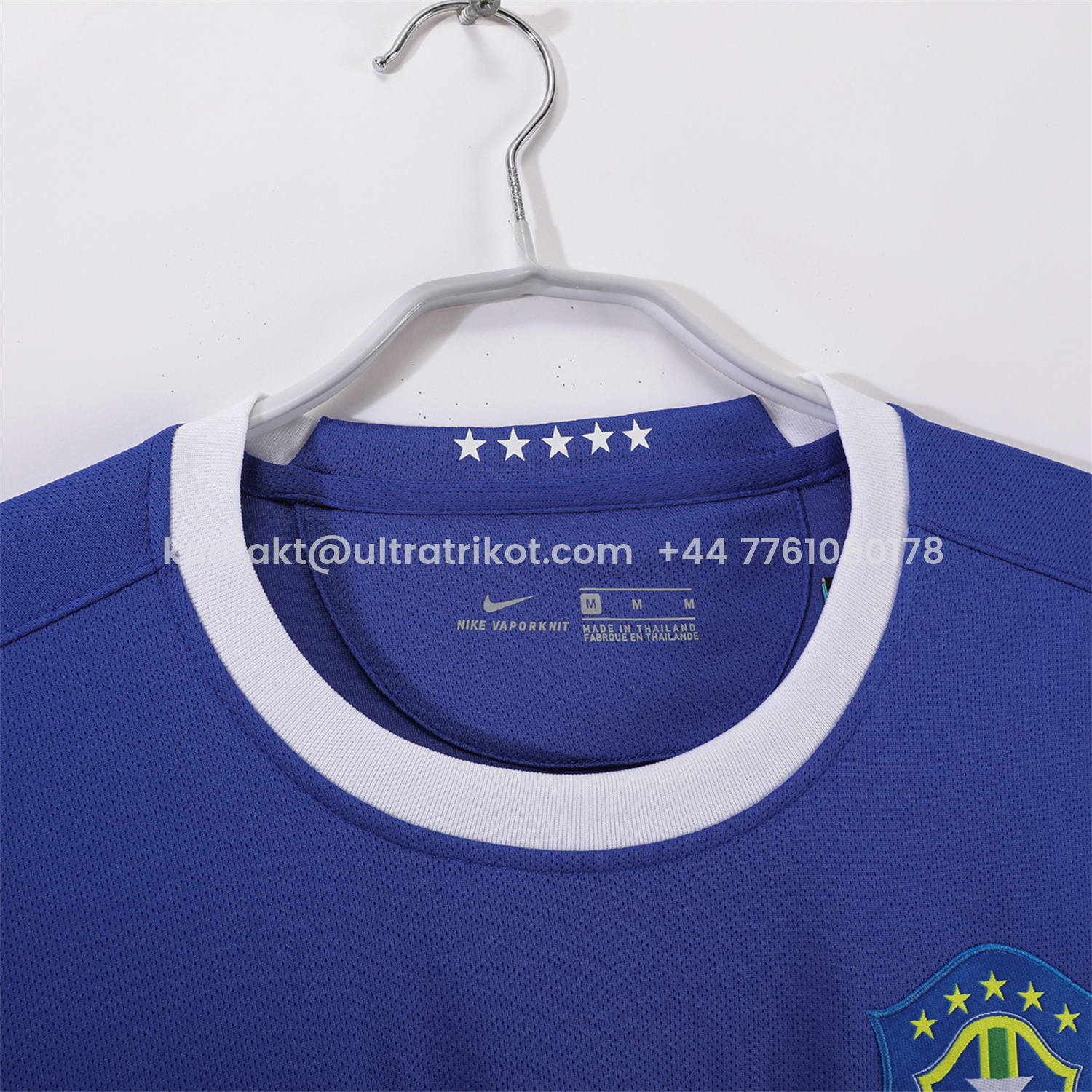 UltraTrikot-Retro Brazil 2006 Away Blue Jersey