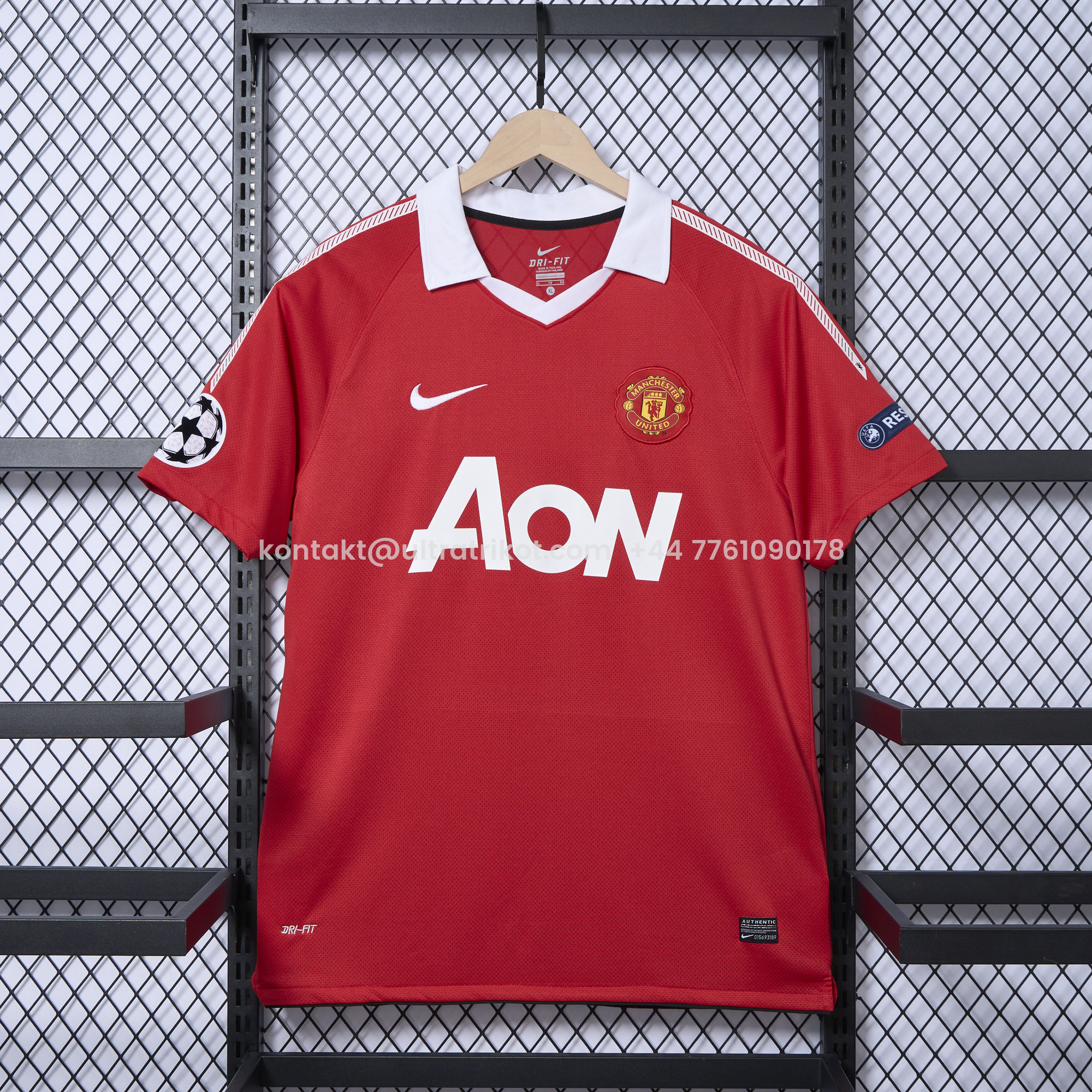 UltraTrikot-Retro Manchester United 10-11 Home Stadium Jersey