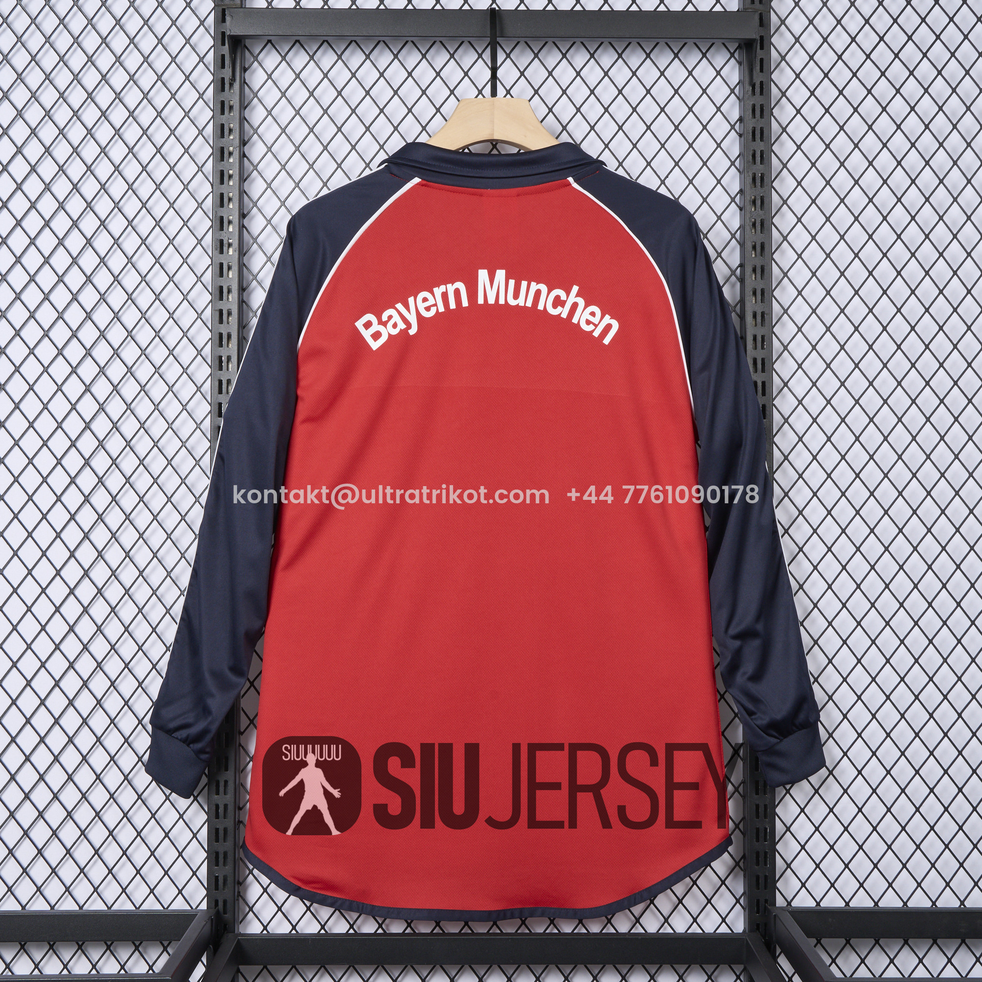 UltraTrikot-Retro Bayern Munich 2000-01 Home Long Sleeve Jersey