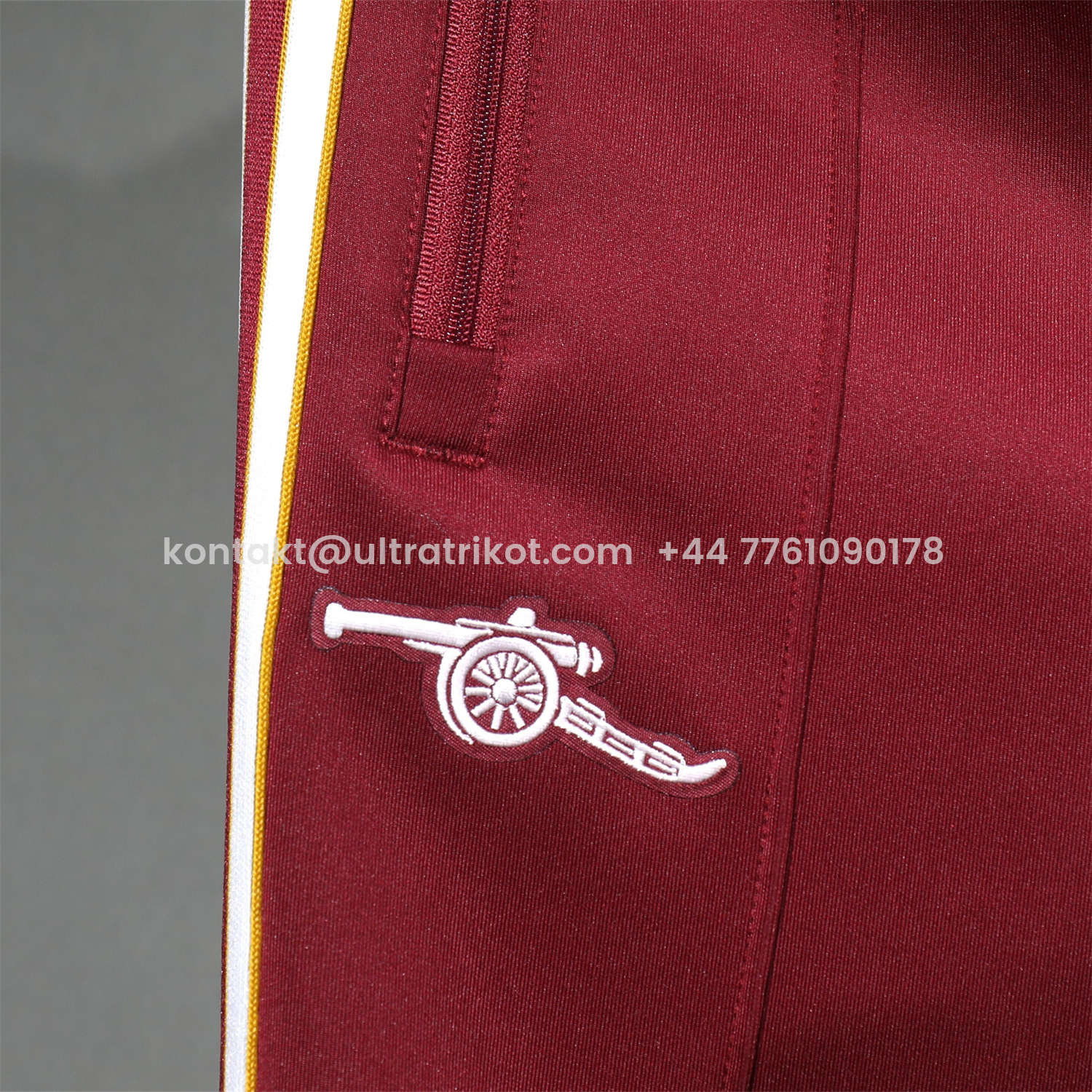 UltraTrikot-Arsenal 25-26 Jacket Training Tracksuit - Red Throwback Jackets & Red Pants