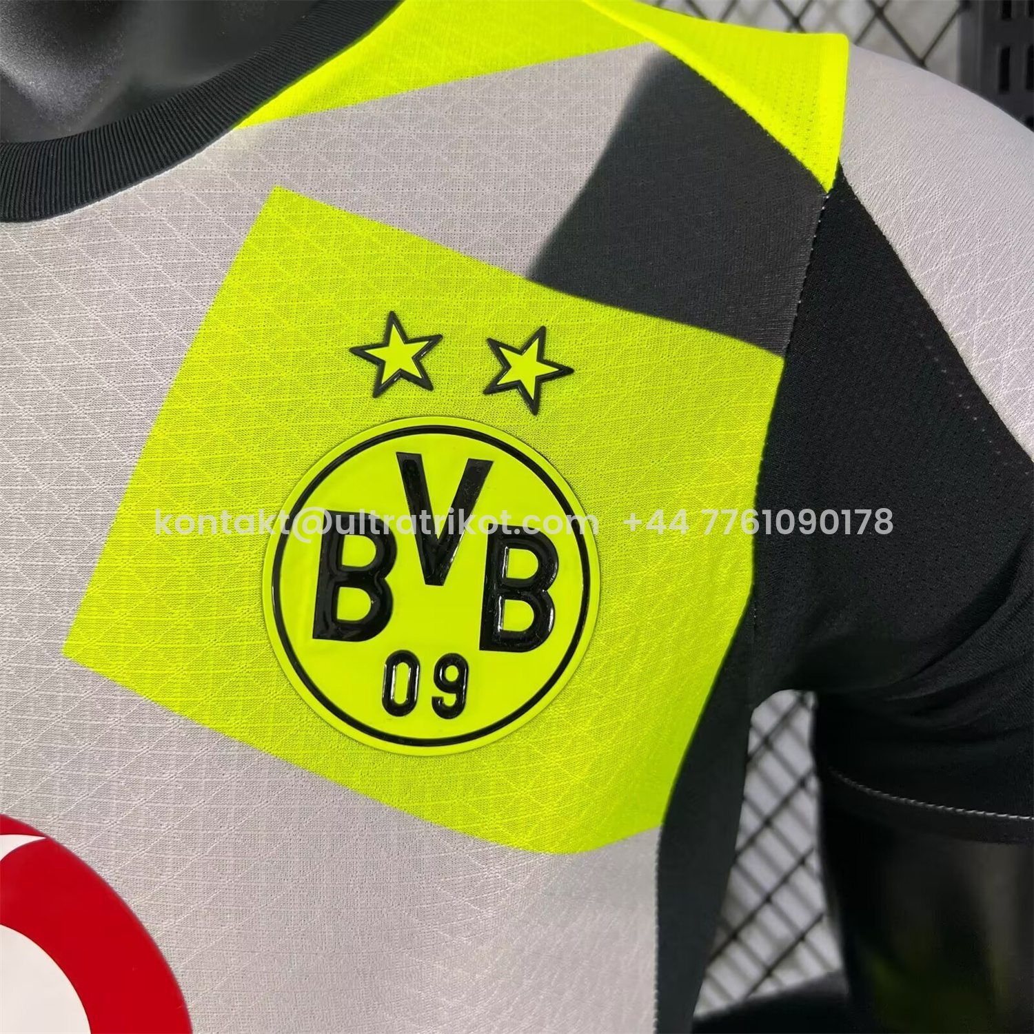 UltraTrikot-Dortmund 25-26 Away Silver Mist Jersey - Player Version