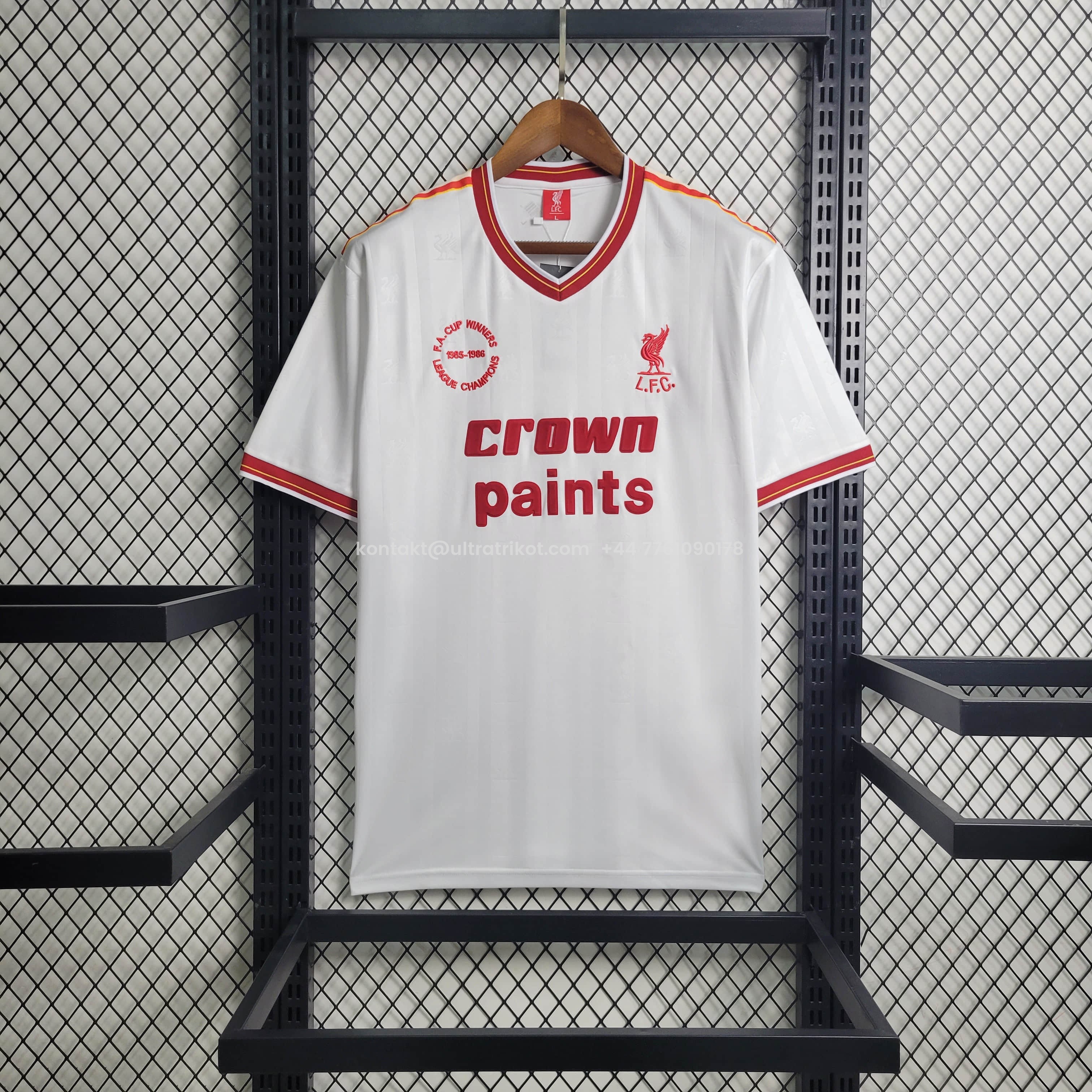 UltraTrikot-Retro Liver.pool 1986-87 Away Stadium Jersey