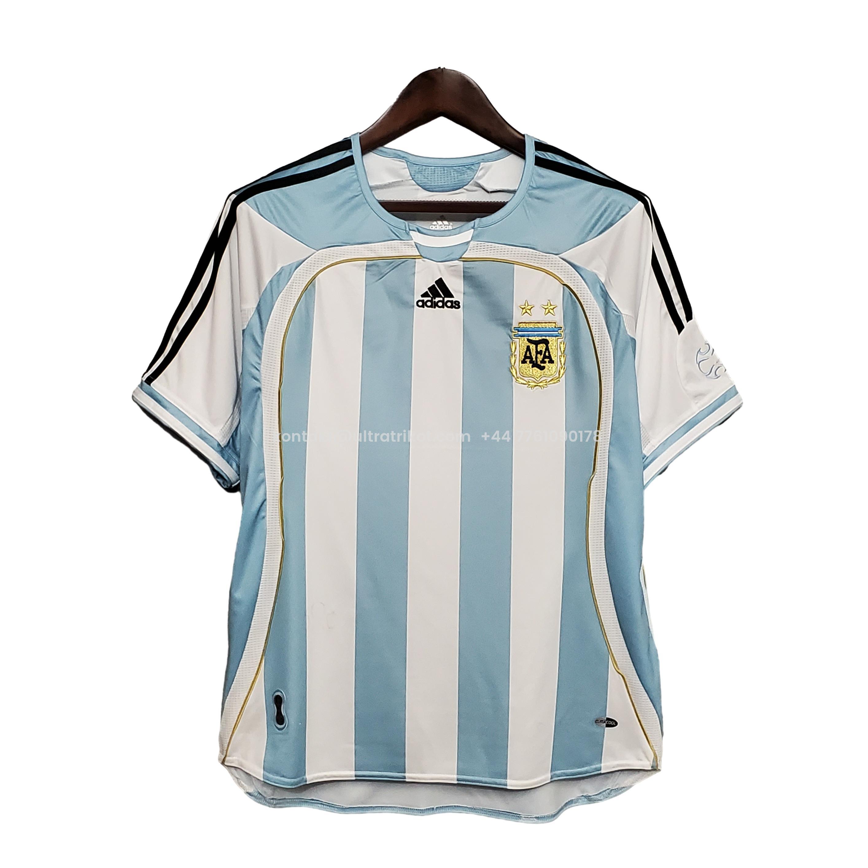 UltraTrikot-Retro Argentina 2006 Home Stadium Jersey