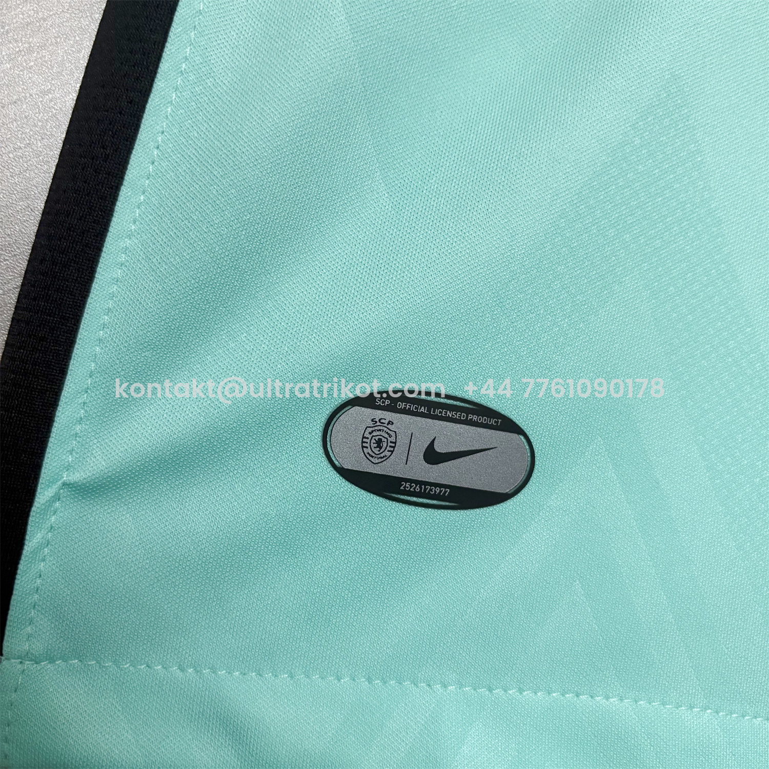 UltraTrikot-Sporting CP 25-26 Third Cyan Jersey - Fans Version