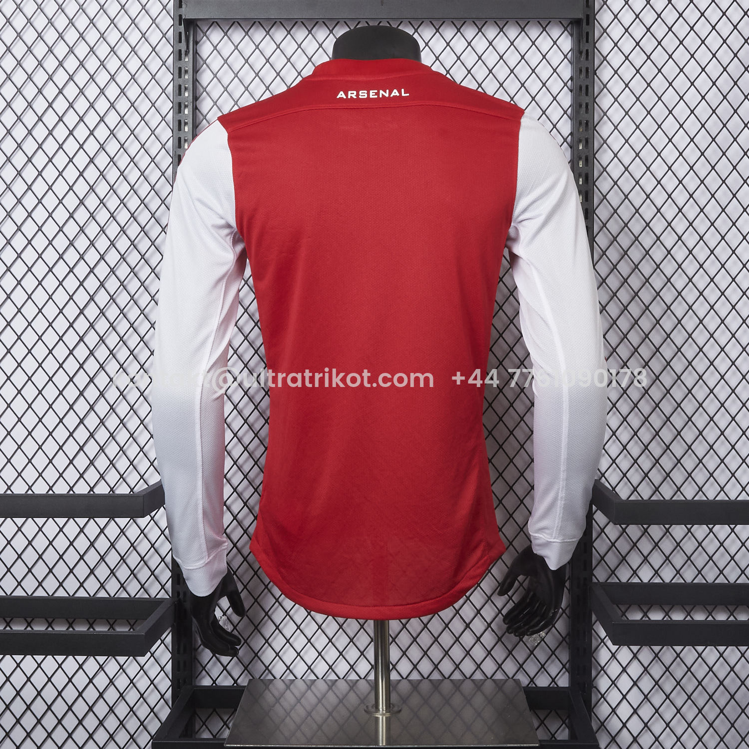UltraTrikot-Retro Arsenal 2011-12 Home Long Sleeve Jersey - Player Version